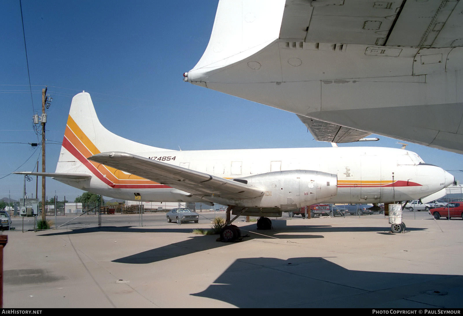 Aircraft Photo of N74854 | Convair 600 | Wright Air Lines | AirHistory.net #835393