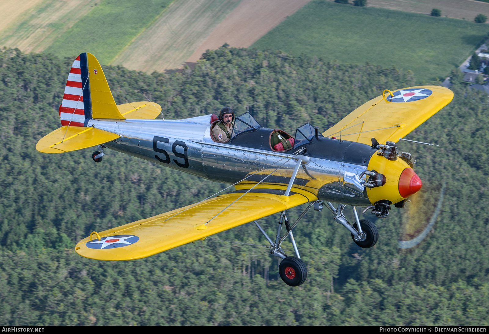 Aircraft Photo of N59GD | Ryan PT-22 Recruit (ST3KR) | USA - Air Force | AirHistory.net #835441