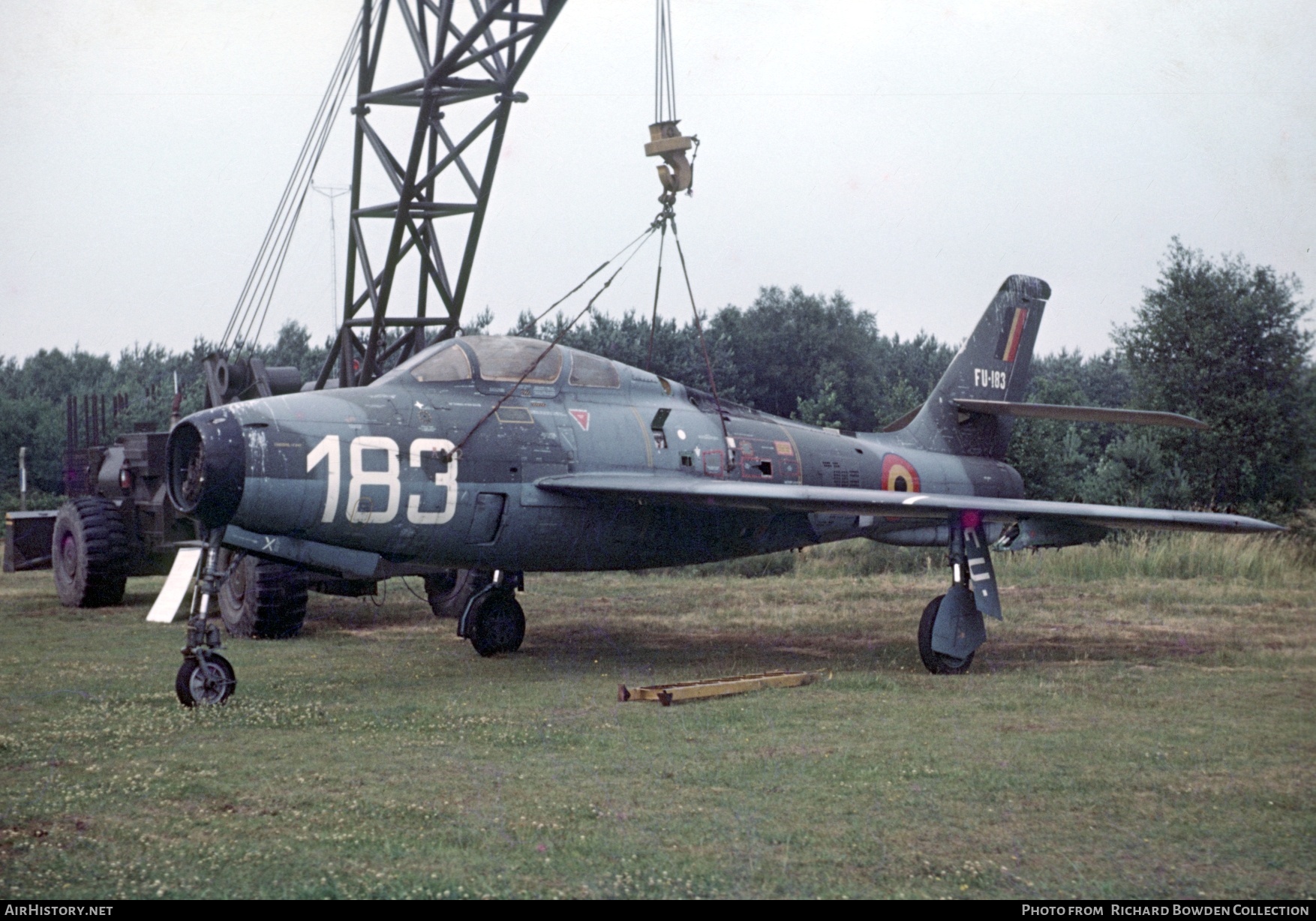 Aircraft Photo of FU183 | Republic F-84F Thunderstreak | Belgium - Air Force | AirHistory.net #835454