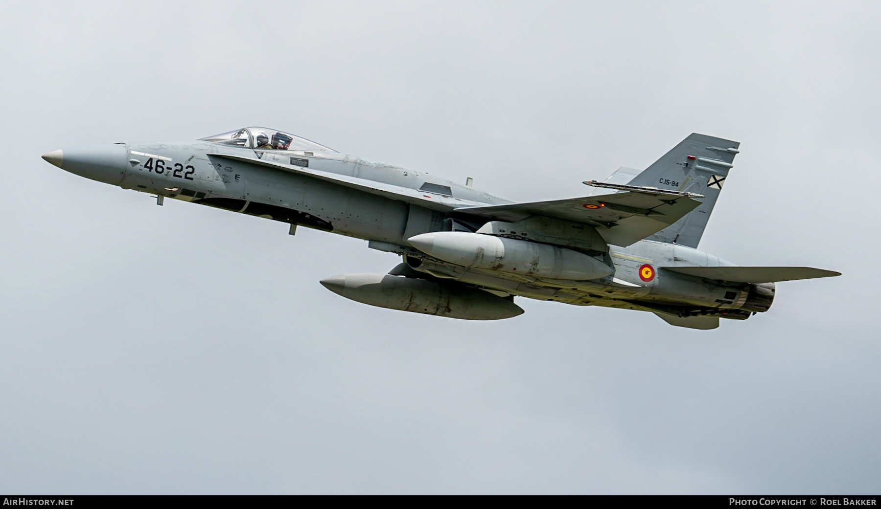 Aircraft Photo of C.15-94 | McDonnell Douglas F/A-18A+ Hornet | Spain - Air Force | AirHistory.net #835459