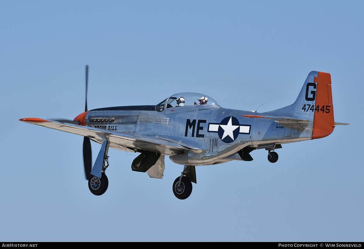 Aircraft Photo of N4132A | North American P-51D Mustang | USA - Air Force | AirHistory.net #835502