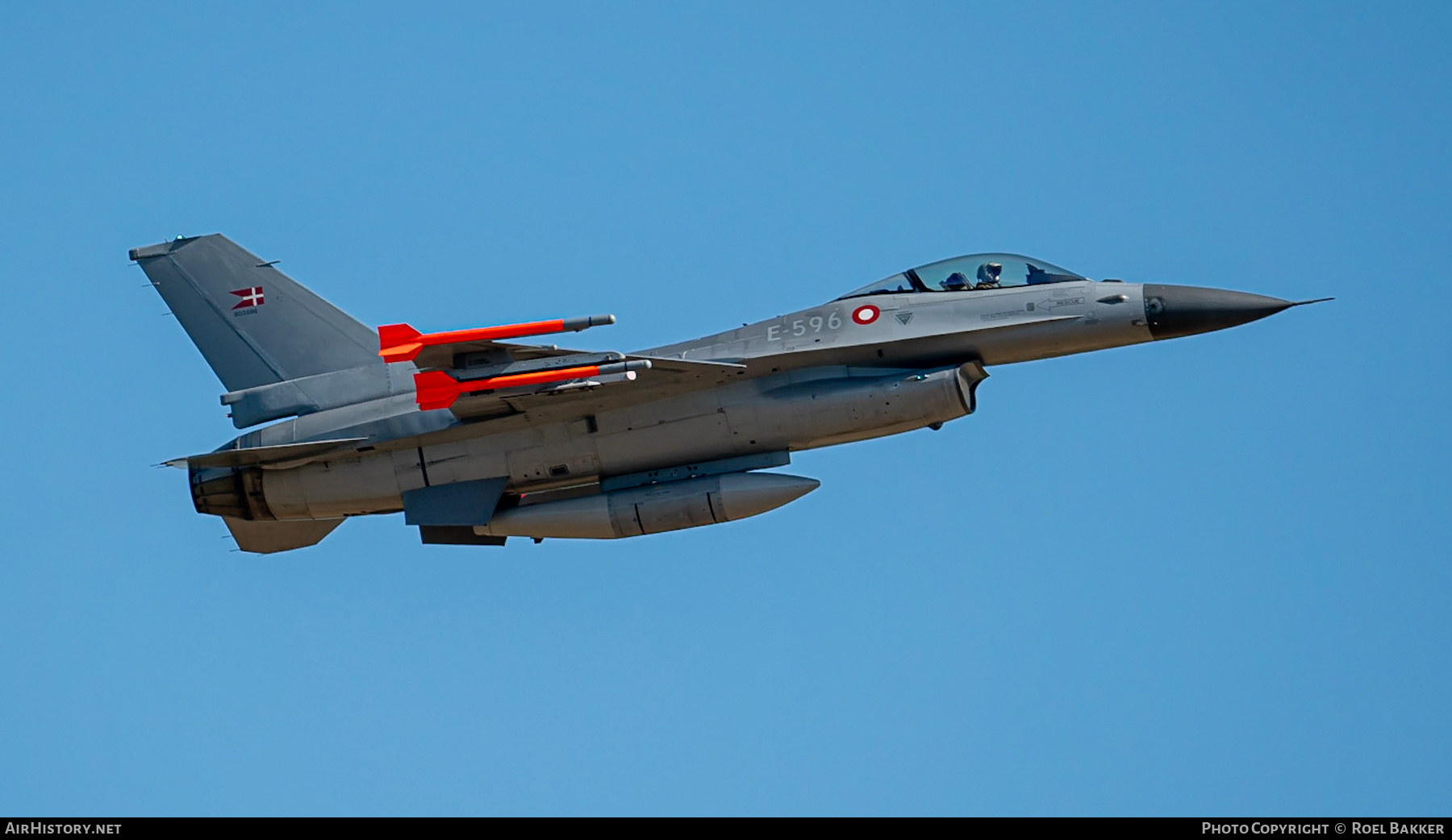Aircraft Photo of E-596 | General Dynamics F-16AM Fighting Falcon | Denmark - Air Force | AirHistory.net #835516