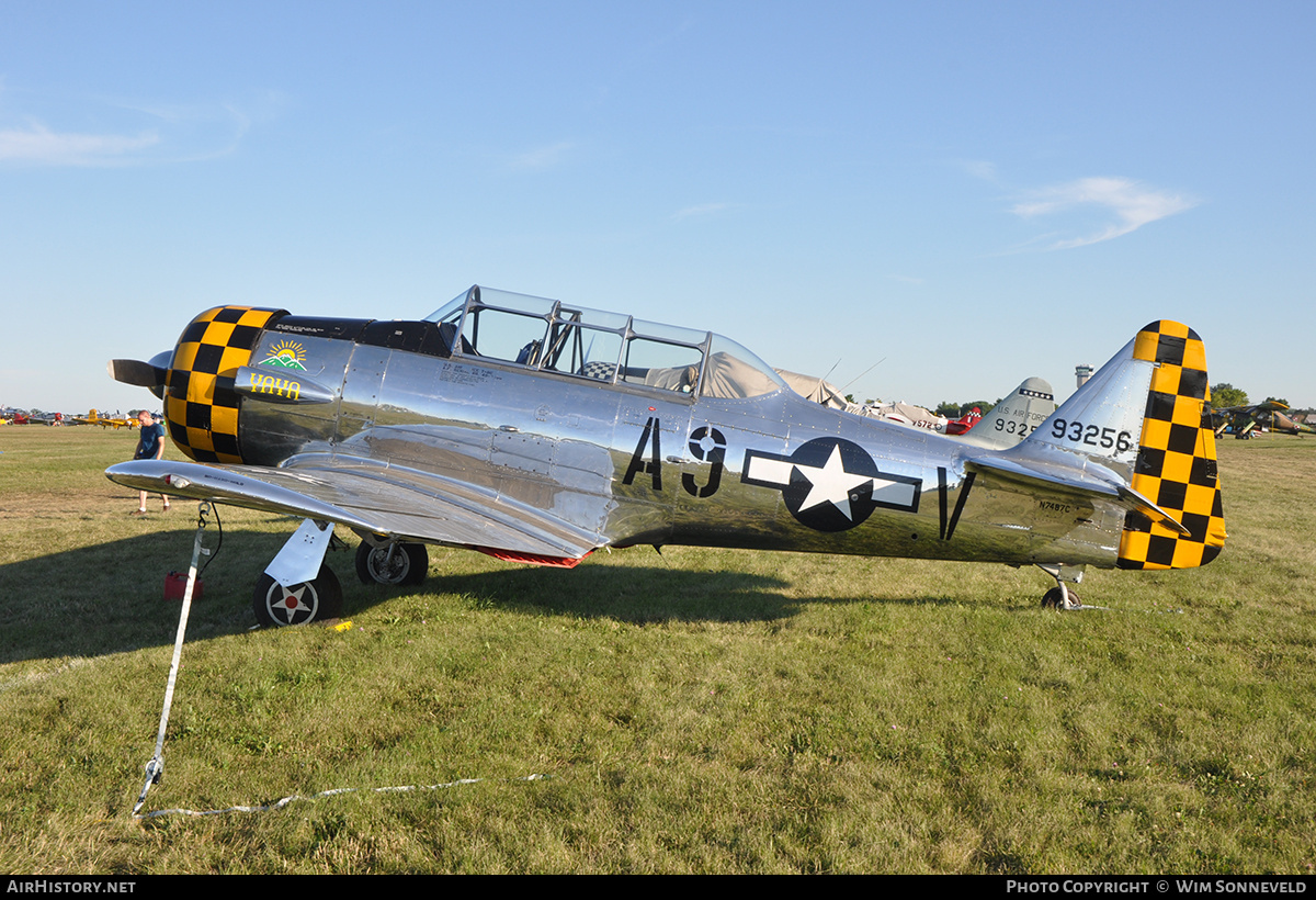 Aircraft Photo of N7487C / 93256 | North American T-6G Texan | USA - Air Force | AirHistory.net #835526
