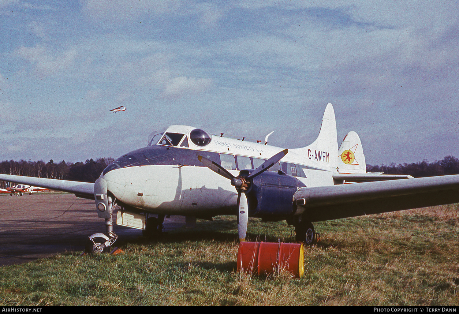 Aircraft Photo of G-AWFM | De Havilland D.H. 104 Dove 6 | Fairey Surveys | AirHistory.net #835530