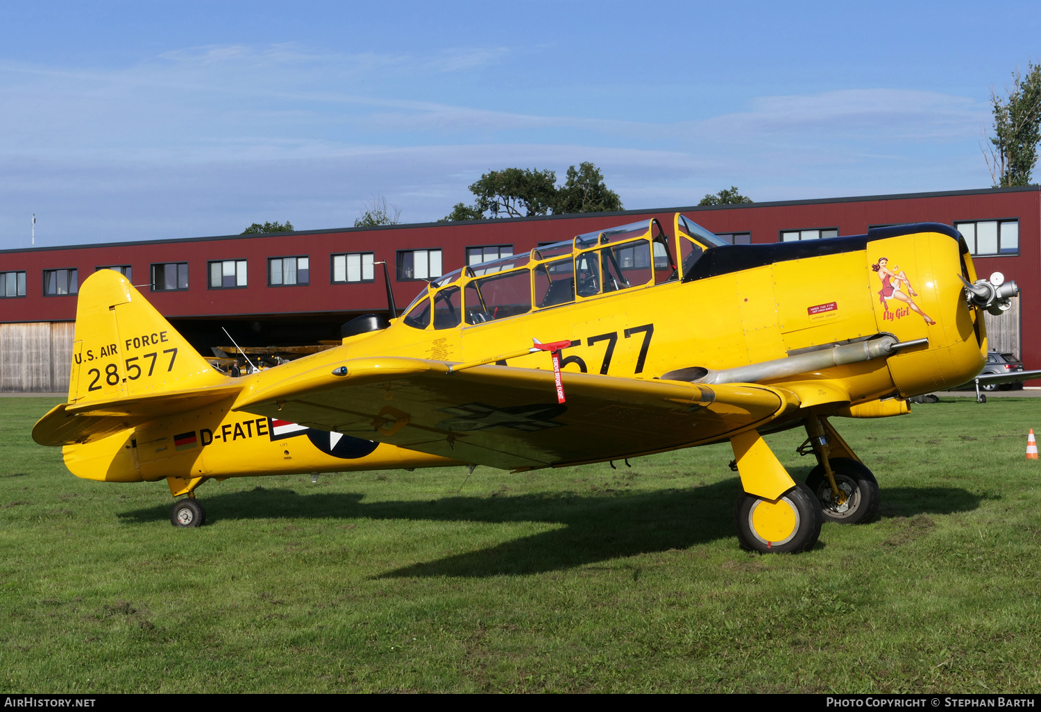 Aircraft Photo of D-FATE / 52-8577 | North American T-6J Texan | USA - Air Force | AirHistory.net #835568
