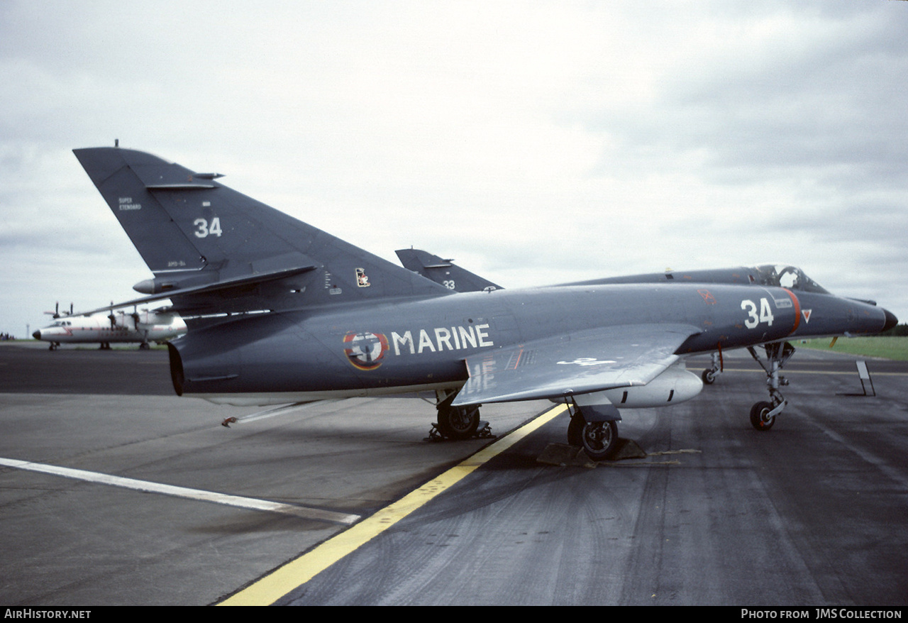 Aircraft Photo of 34 | Dassault Super Etendard | France - Navy | AirHistory.net #835615