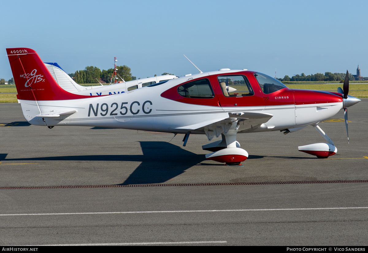 Aircraft Photo of N925CC | Cirrus SR-22 G3-GTSX | AirHistory.net #835644