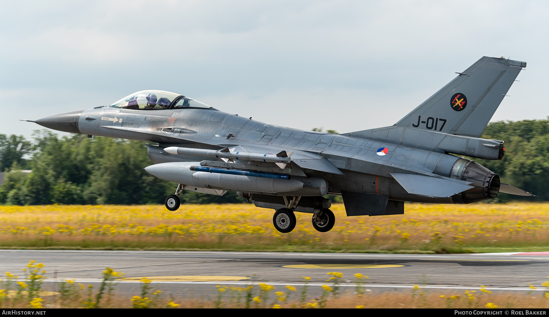 Aircraft Photo of J-017 | General Dynamics F-16AM Fighting Falcon | Netherlands - Air Force | AirHistory.net #835649