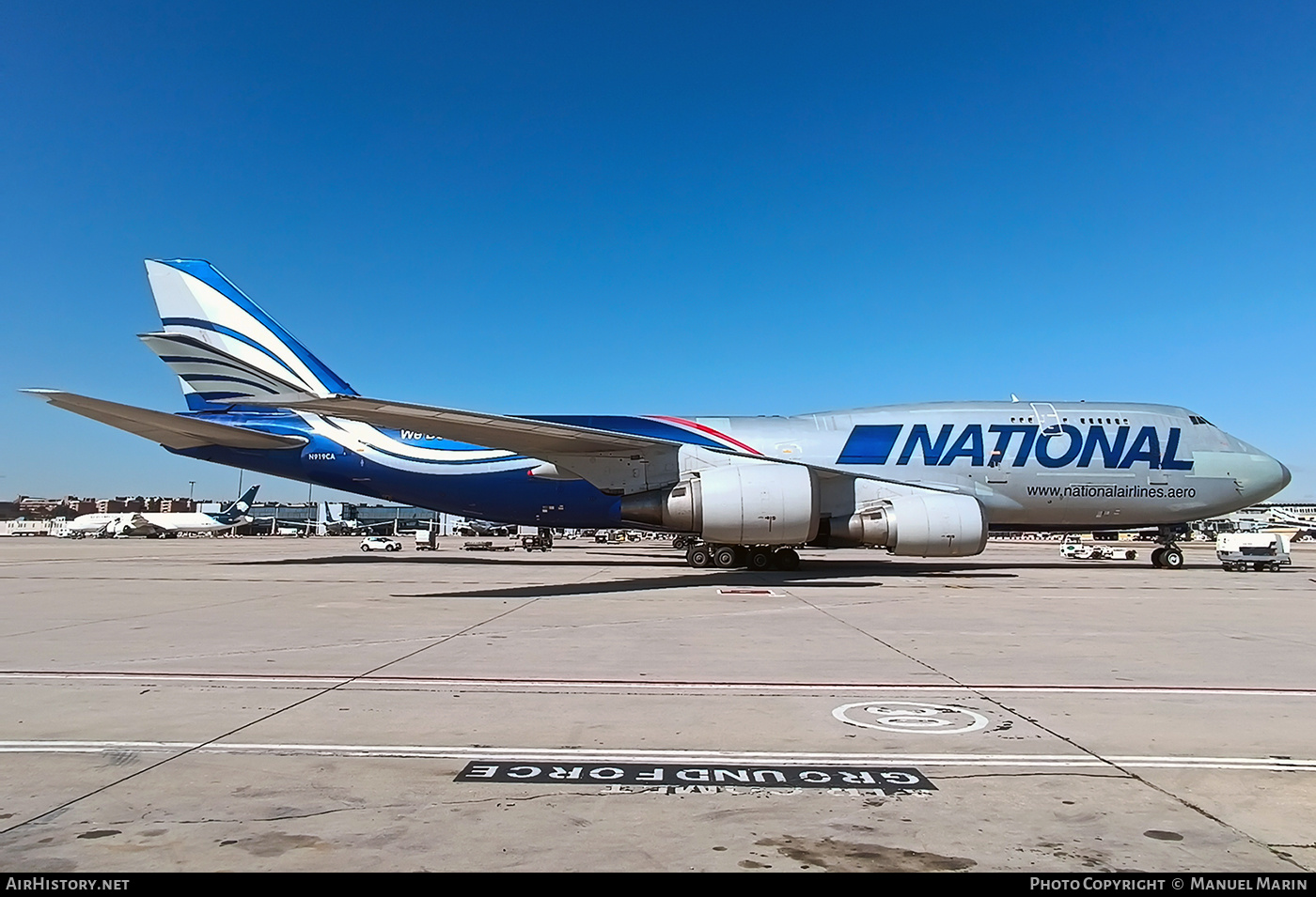 Aircraft Photo of N919CA | Boeing 747-428M(BCF) | National Airlines | AirHistory.net #835668