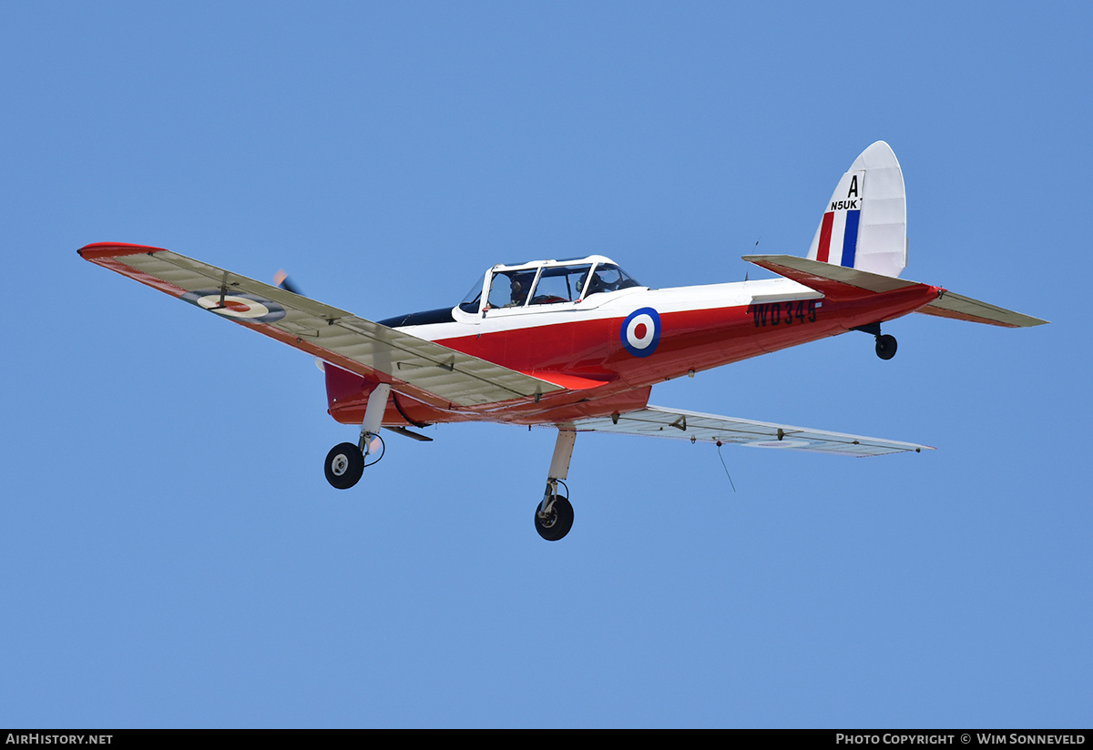 Aircraft Photo of N5UK | De Havilland Canada DHC-1 Chipmunk T10 | UK - Air Force | AirHistory.net #835670