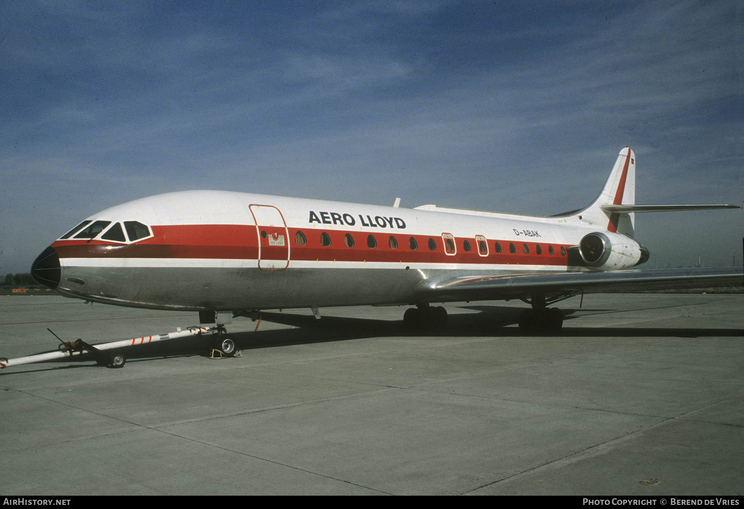 Aircraft Photo of D-ABAK | Sud SE-210 Caravelle 10B1R | Aero Lloyd | AirHistory.net #835675
