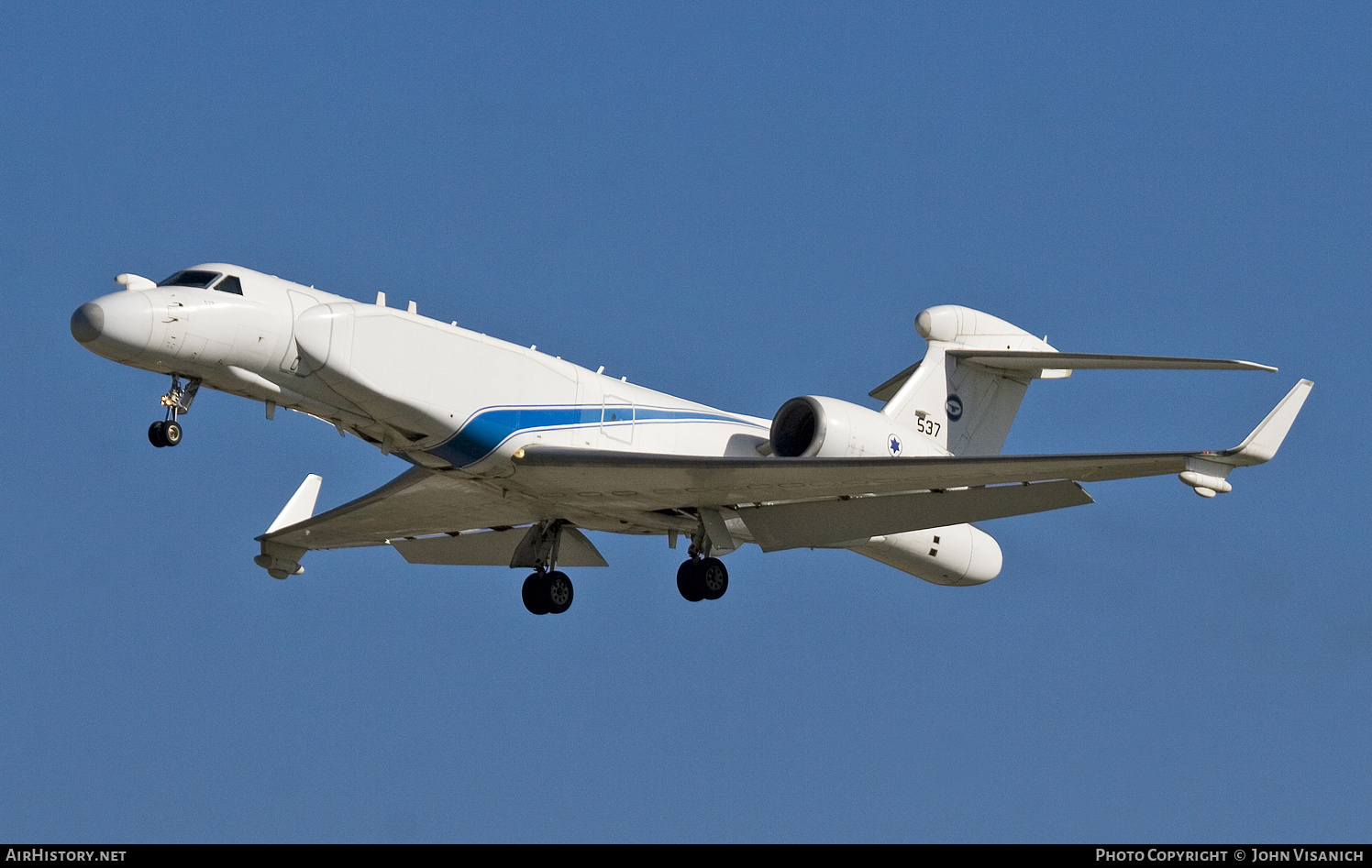 Aircraft Photo of 537 | Gulfstream Aerospace G-V-SP Gulfstream G550 Eitam | Israel - Air Force | AirHistory.net #835703