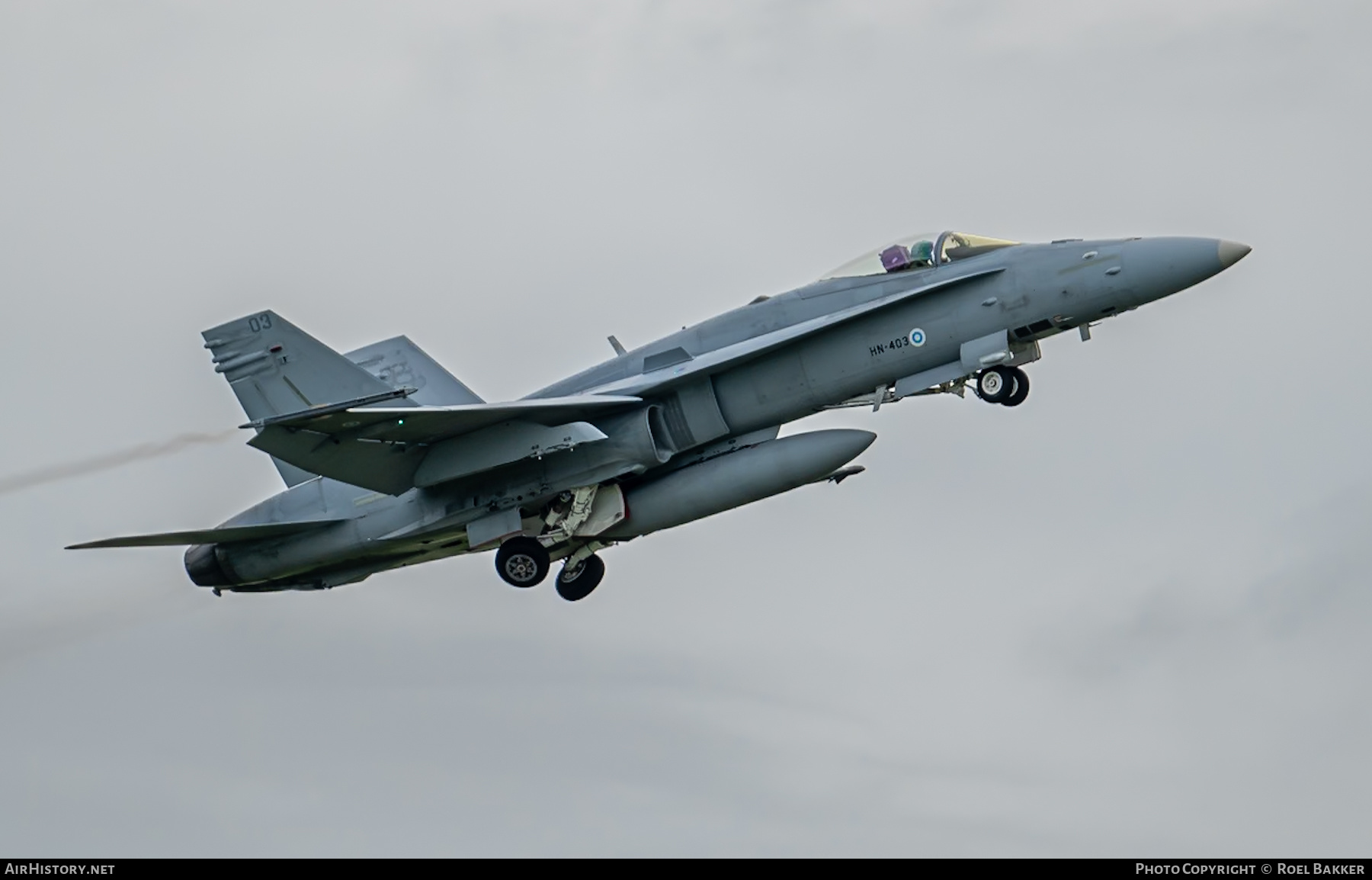 Aircraft Photo of HN-403 | McDonnell Douglas F/A-18C Hornet | Finland - Air Force | AirHistory.net #835766