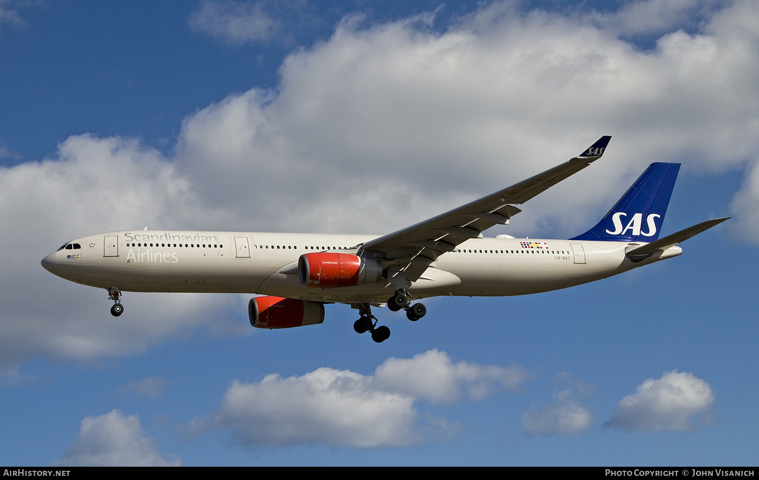 Aircraft Photo of LN-RKT | Airbus A330-343 | Scandinavian Airlines - SAS | AirHistory.net #835768