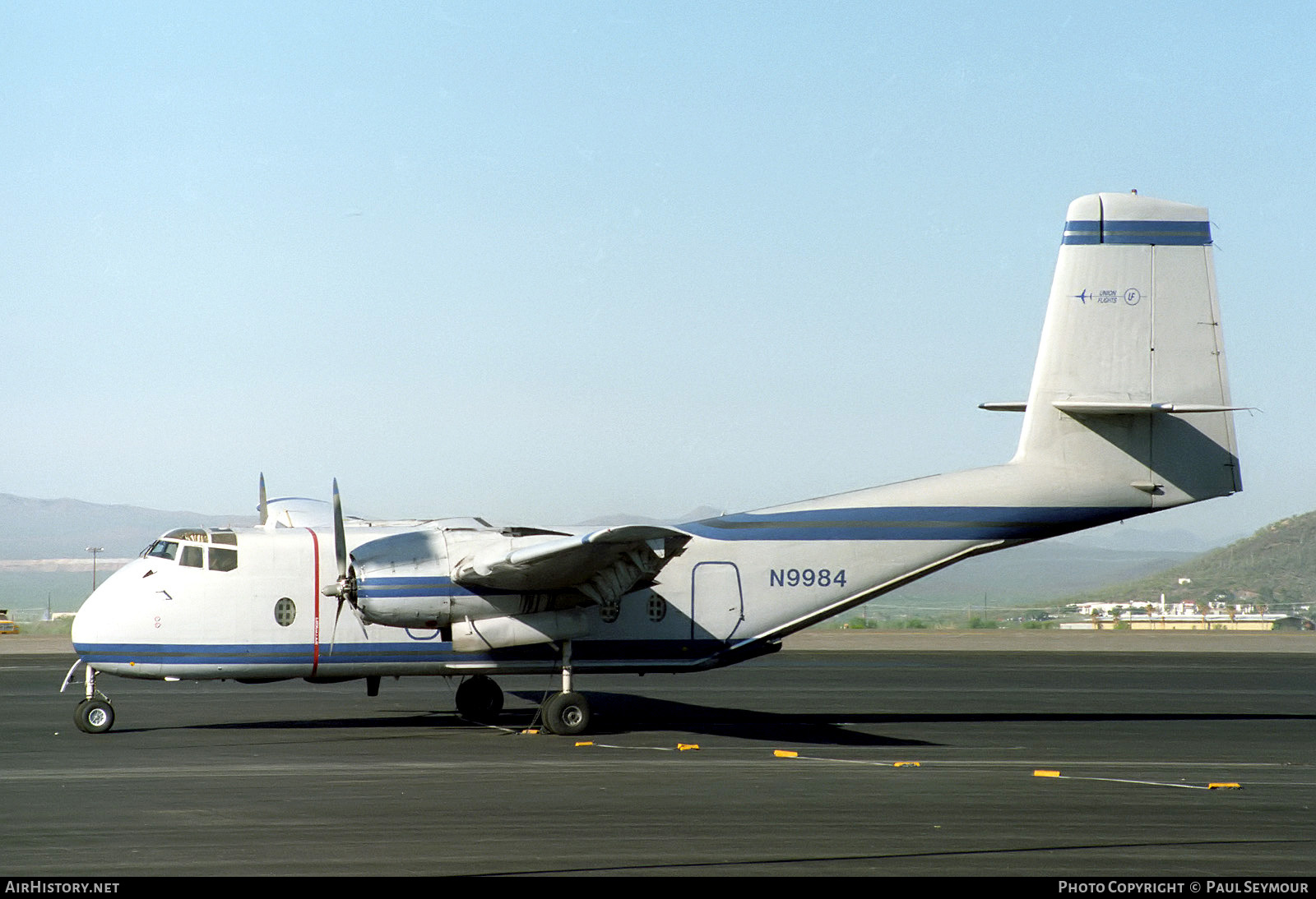 Aircraft Photo of N9984 | De Havilland Canada DHC-4A Caribou | Union Flights | AirHistory.net #835799