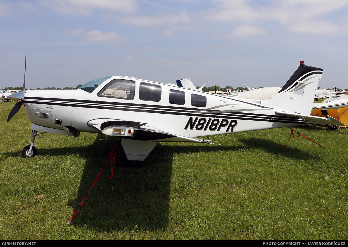 Aircraft Photo of N818PR | Raytheon A36 Bonanza 36 | AirHistory.net #835826