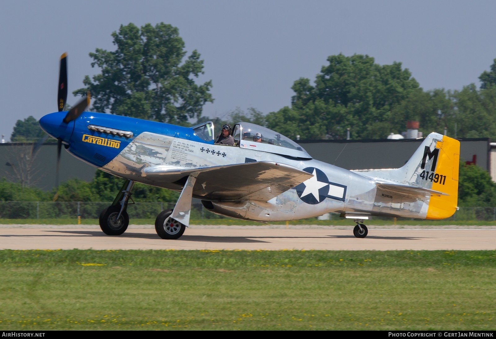 Aircraft Photo of N2051D / NL2051D / 414911 | North American P-51D Mustang | USA - Air Force | AirHistory.net #835855