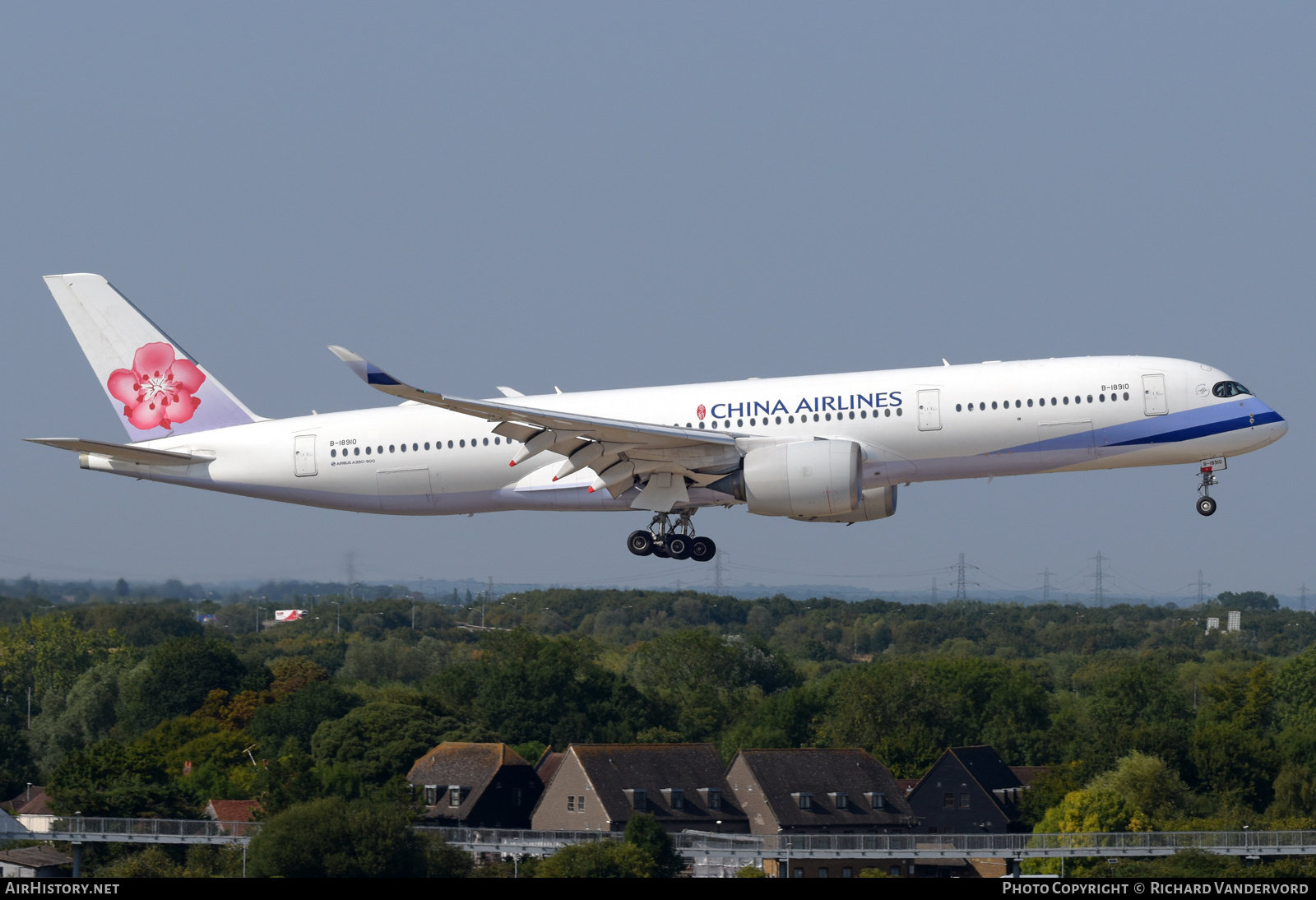 Aircraft Photo of B-18910 | Airbus A350-941 | China Airlines | AirHistory.net #835861