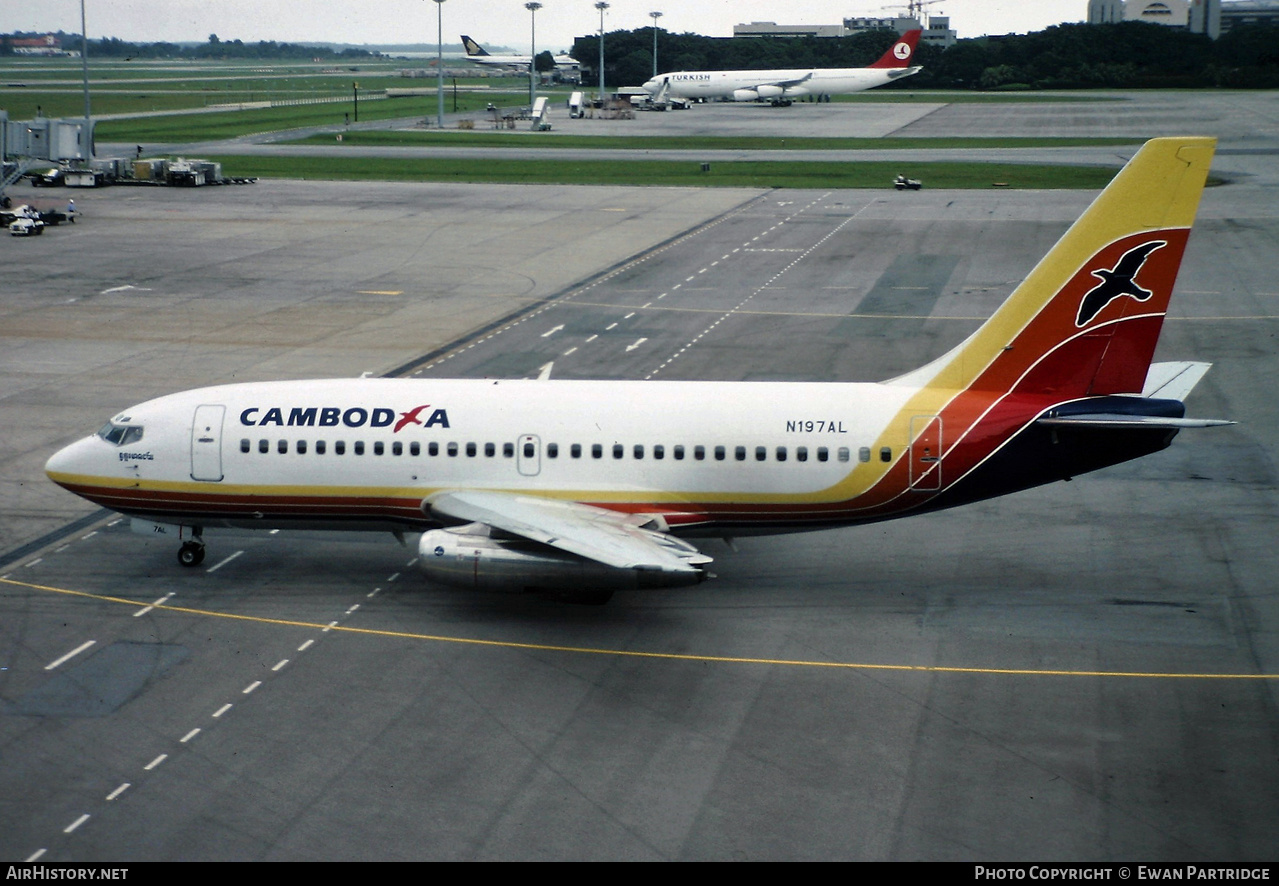 Aircraft Photo of N197AL | Boeing 737-2E1 | Cambodia International Airlines | AirHistory.net #835873