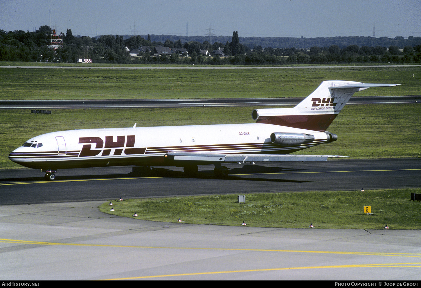 Aircraft Photo of OO-DHX | Boeing 727-223/Adv(F) | DHL Worldwide Express | AirHistory.net #835887