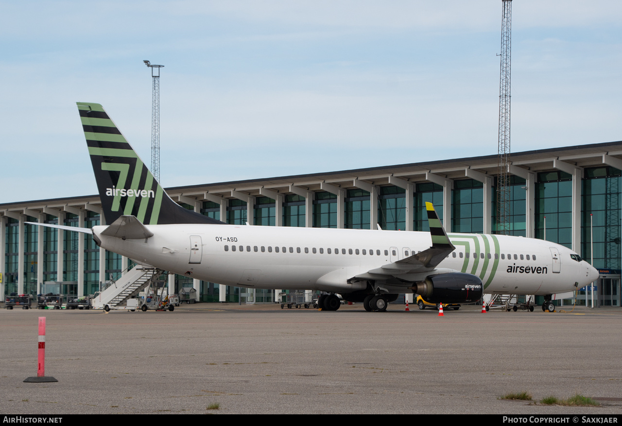 Aircraft Photo of OY-ASD | Boeing 737-8FZ | Airseven | AirHistory.net #835920