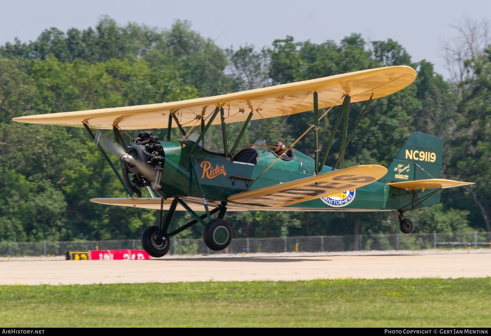 Aircraft Photo of N9119 / NC9119 | New Standard D-25 | American Barnstormers Flying Circus | AirHistory.net #835935