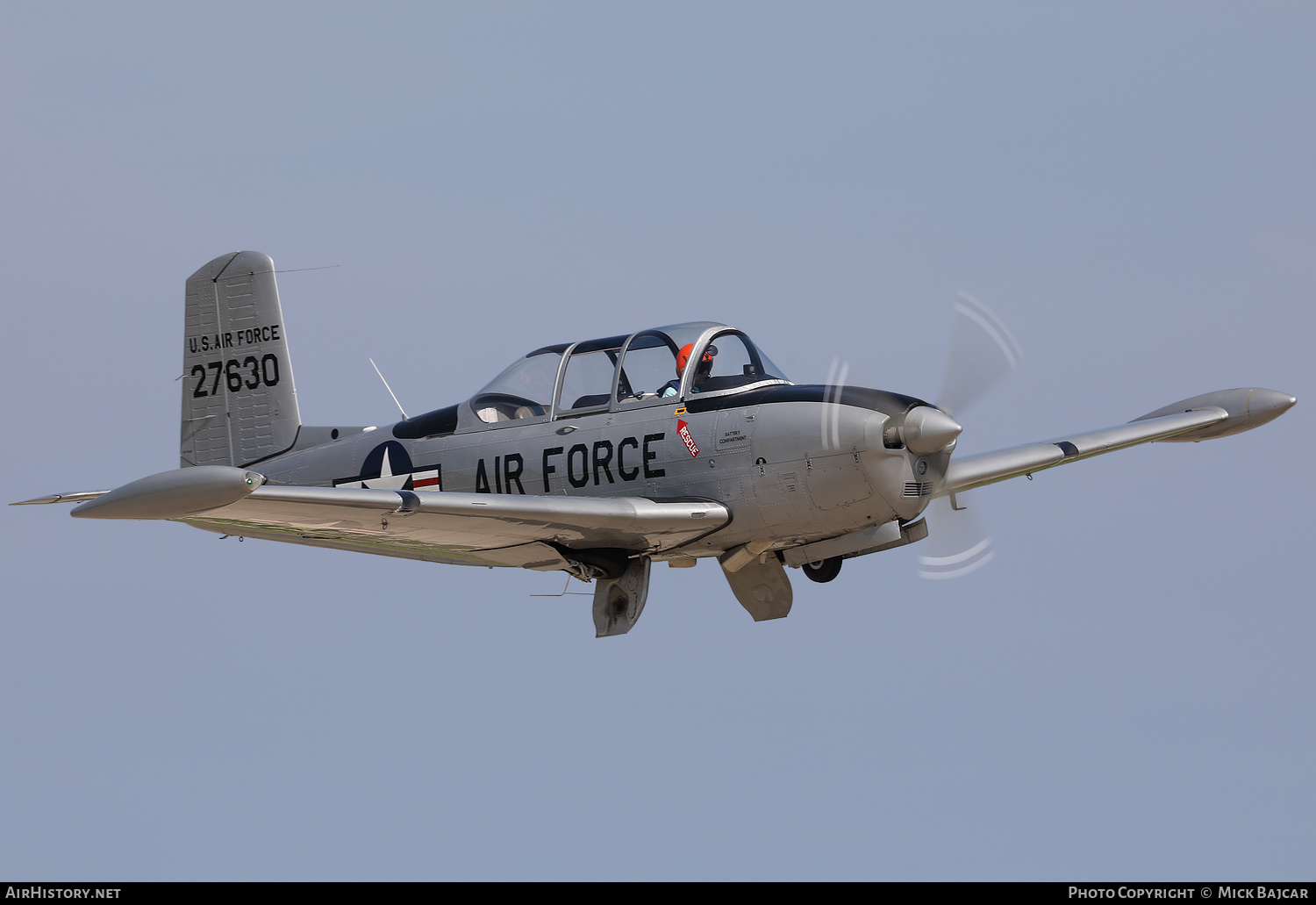 Aircraft Photo of N44MT / 27630 | Beech T-34A Mentor | USA - Air Force | AirHistory.net #835938