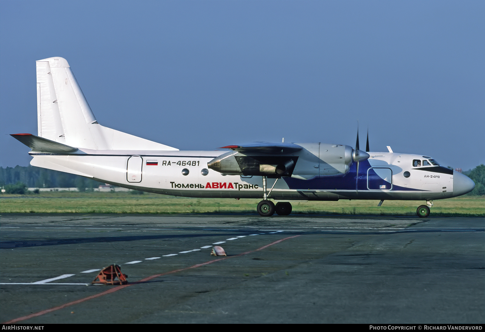 Aircraft Photo of RA-46481 | Antonov An-24RV | Tyumen Avia Trans | AirHistory.net #835952