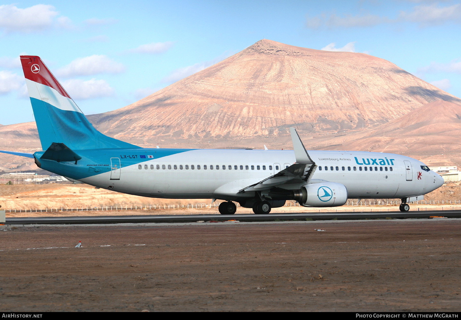 Aircraft Photo of LX-LGT | Boeing 737-8K5 | Luxair | AirHistory.net #835977