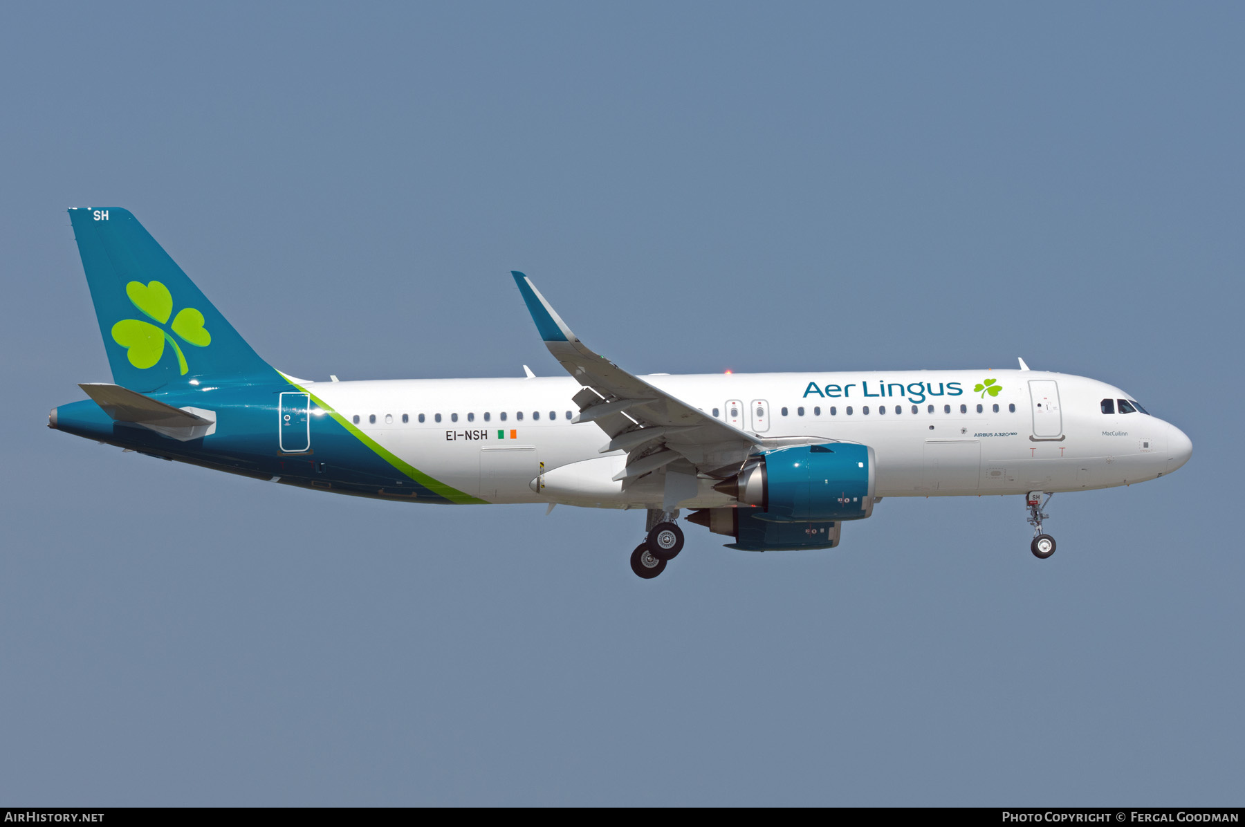 Aircraft Photo of EI-NSH | Airbus A320-251N | Aer Lingus | AirHistory.net #835987