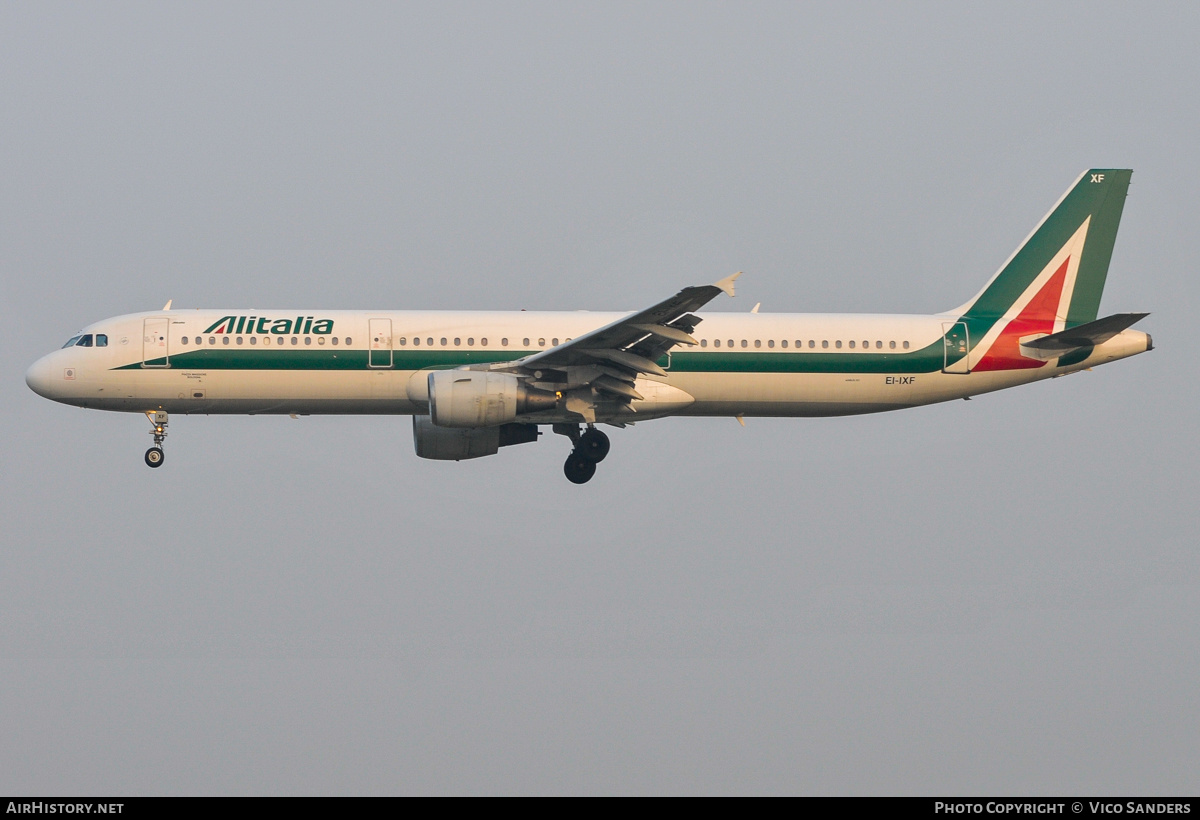 Aircraft Photo of EI-IXF | Airbus A321-112 | Alitalia | AirHistory.net #836000