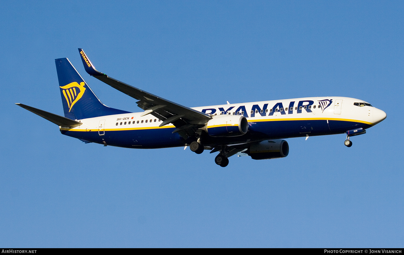 Aircraft Photo of EI-GJM | Boeing 737-800 | Ryanair | AirHistory.net #836012