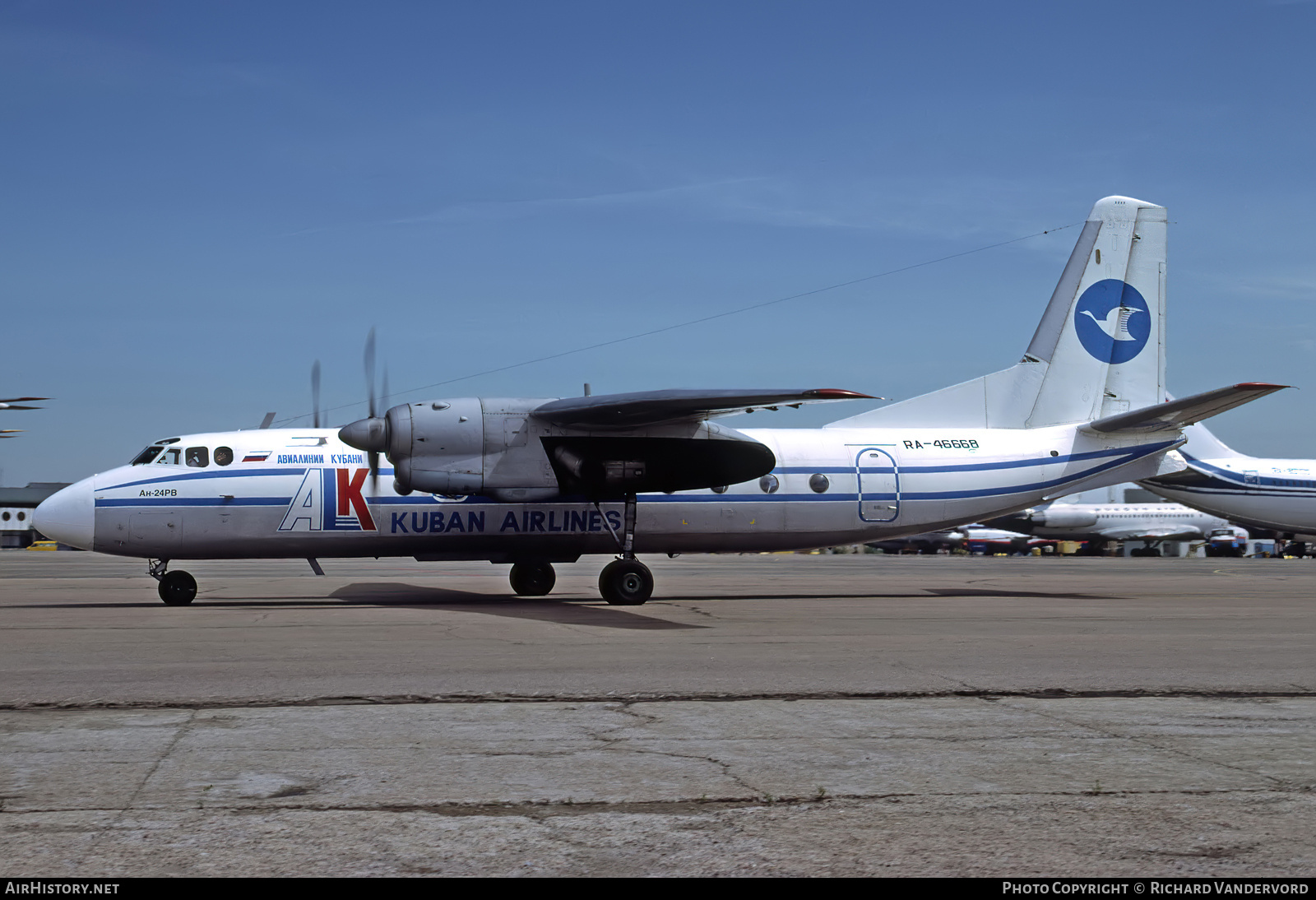 Aircraft Photo of RA-46668 | Antonov An-24RV | Kuban Airlines - ALK | AirHistory.net #836071