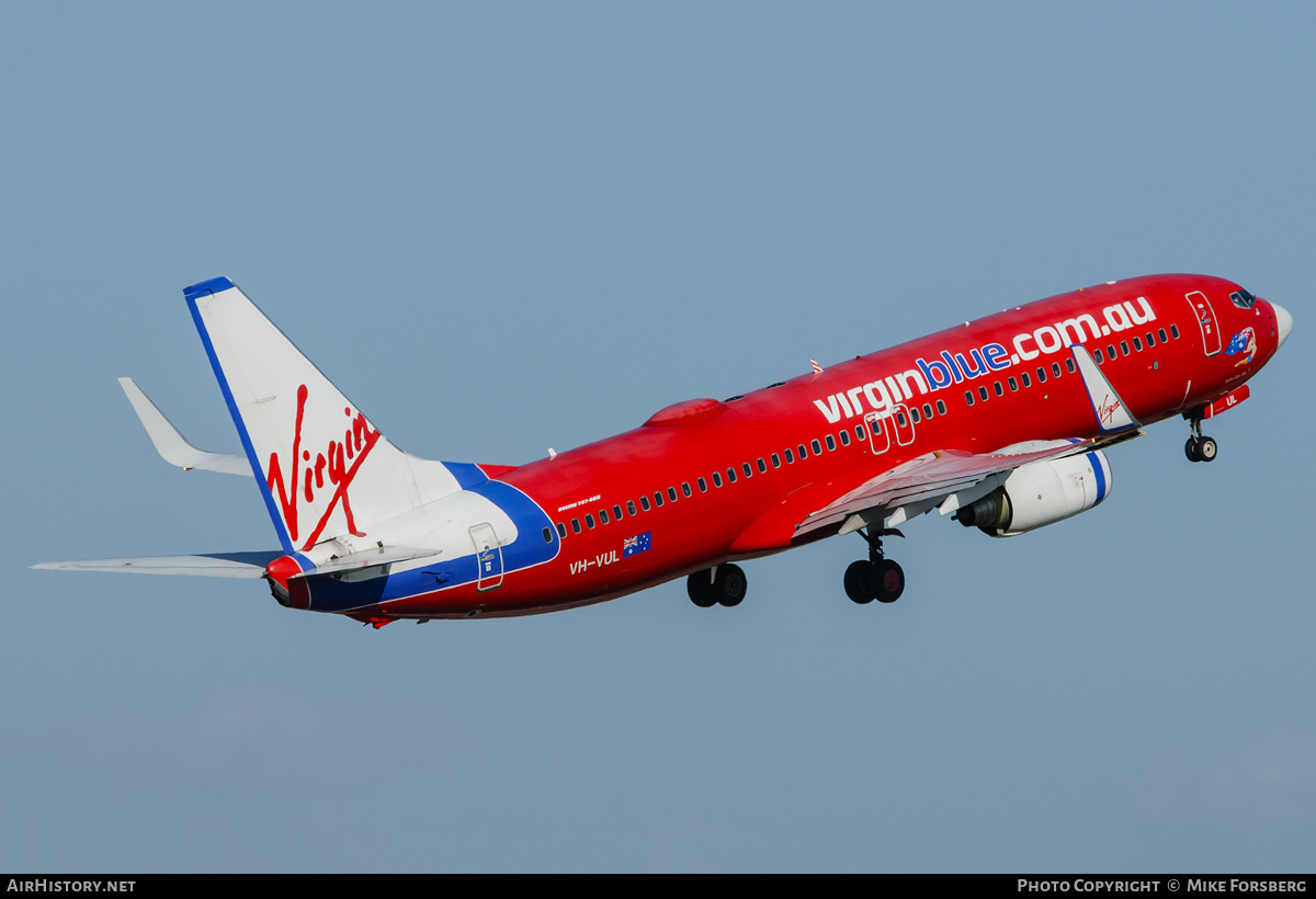 Aircraft Photo of VH-VUL | Boeing 737-8FE | Virgin Blue Airlines | AirHistory.net #836083