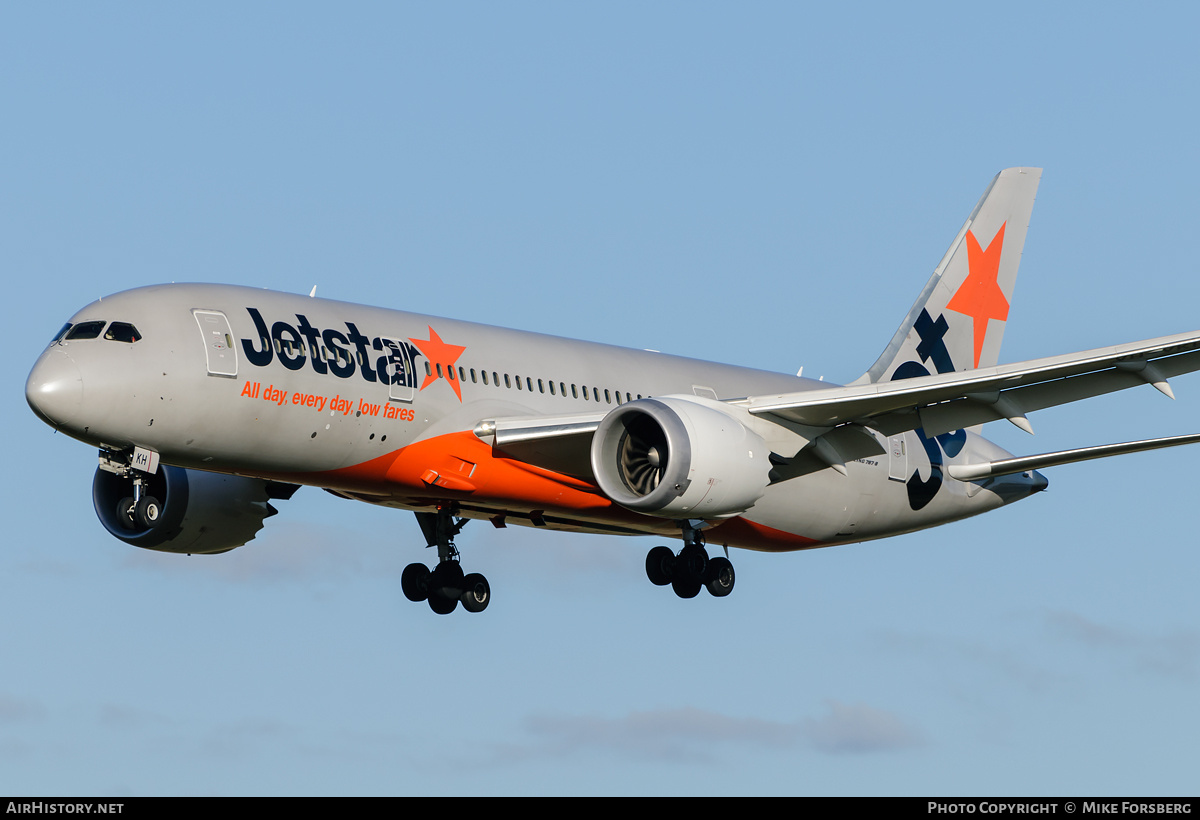 Aircraft Photo of VH-VKH | Boeing 787-8 Dreamliner | Jetstar Airways | AirHistory.net #836089