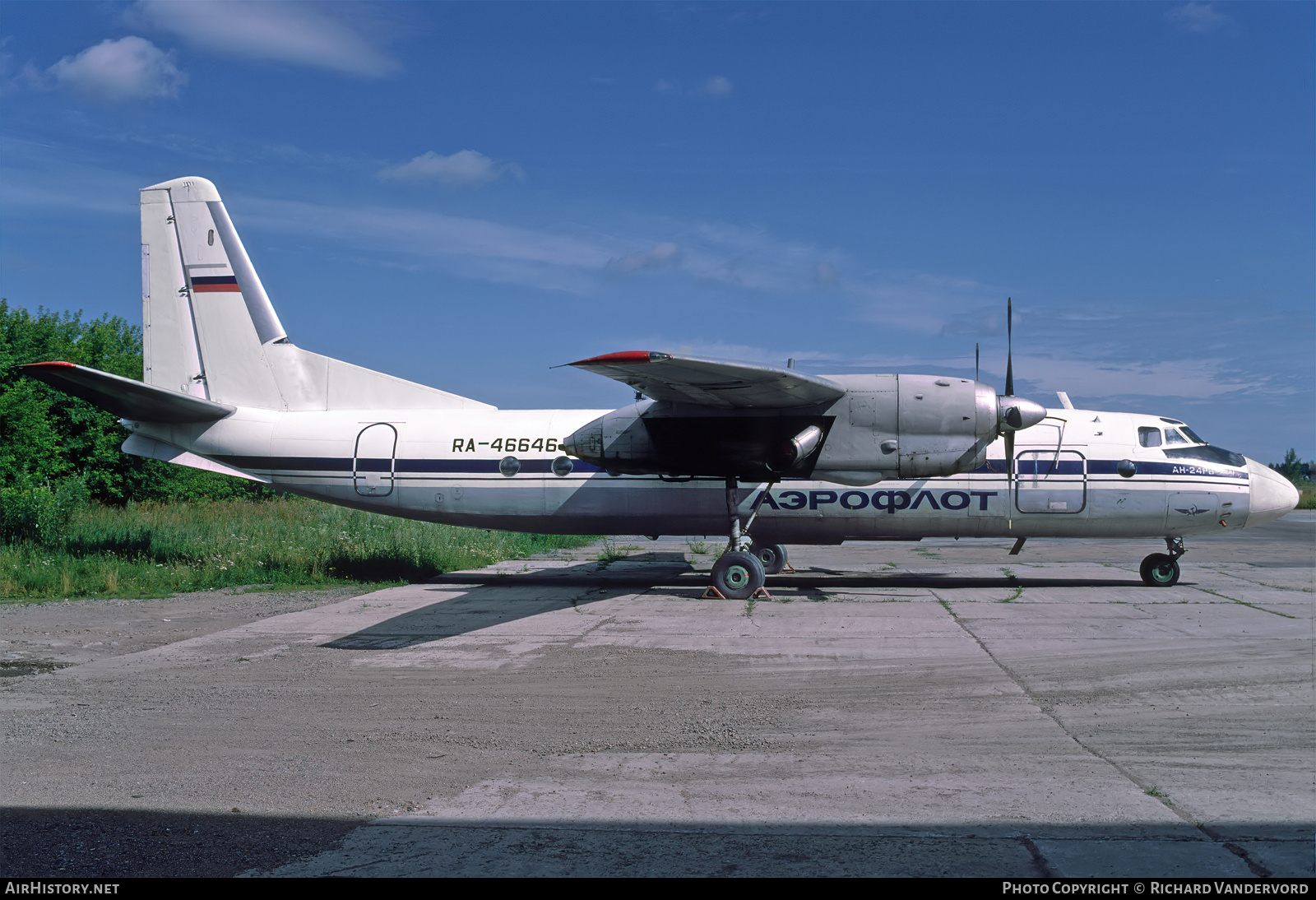 Aircraft Photo of RA-46646 | Antonov An-24RV | Aeroflot | AirHistory.net #836105