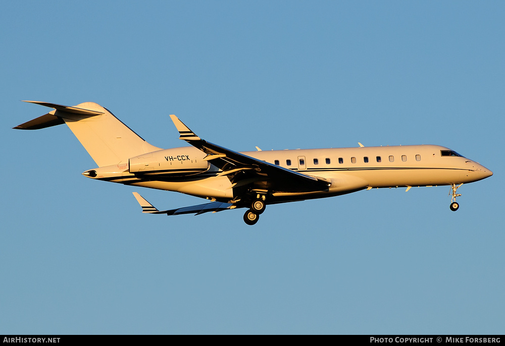Aircraft Photo of VH-CCX | Bombardier Global Express (BD-700-1A10) | AirHistory.net #836145