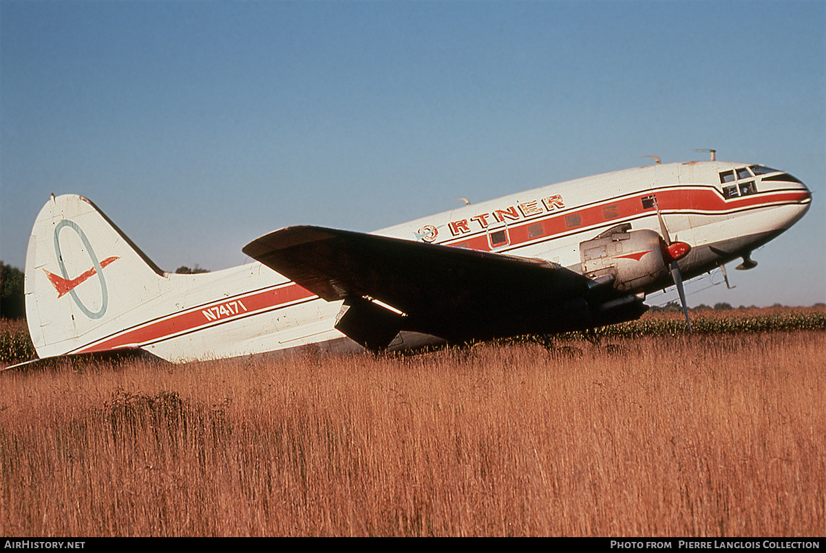 Aircraft Photo of N74171 | Curtiss C-46F Commando | Ortner Air Service | AirHistory.net #836189