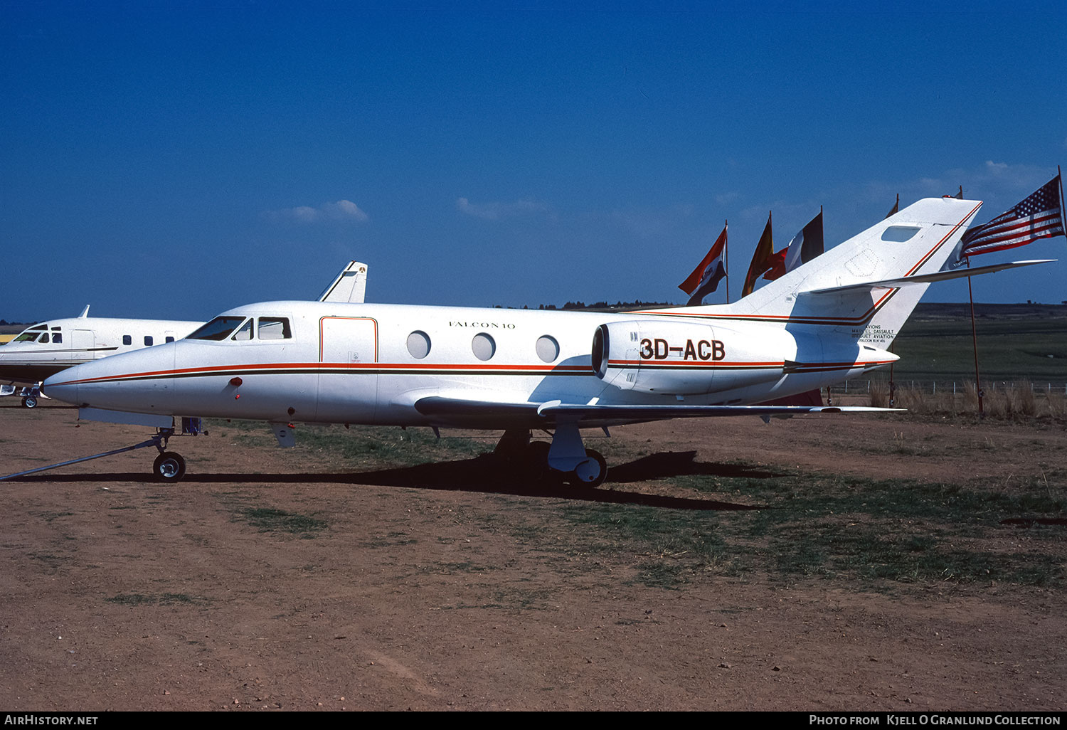 Aircraft Photo of 3D-ACB | Dassault Falcon 10 | AirHistory.net #836191