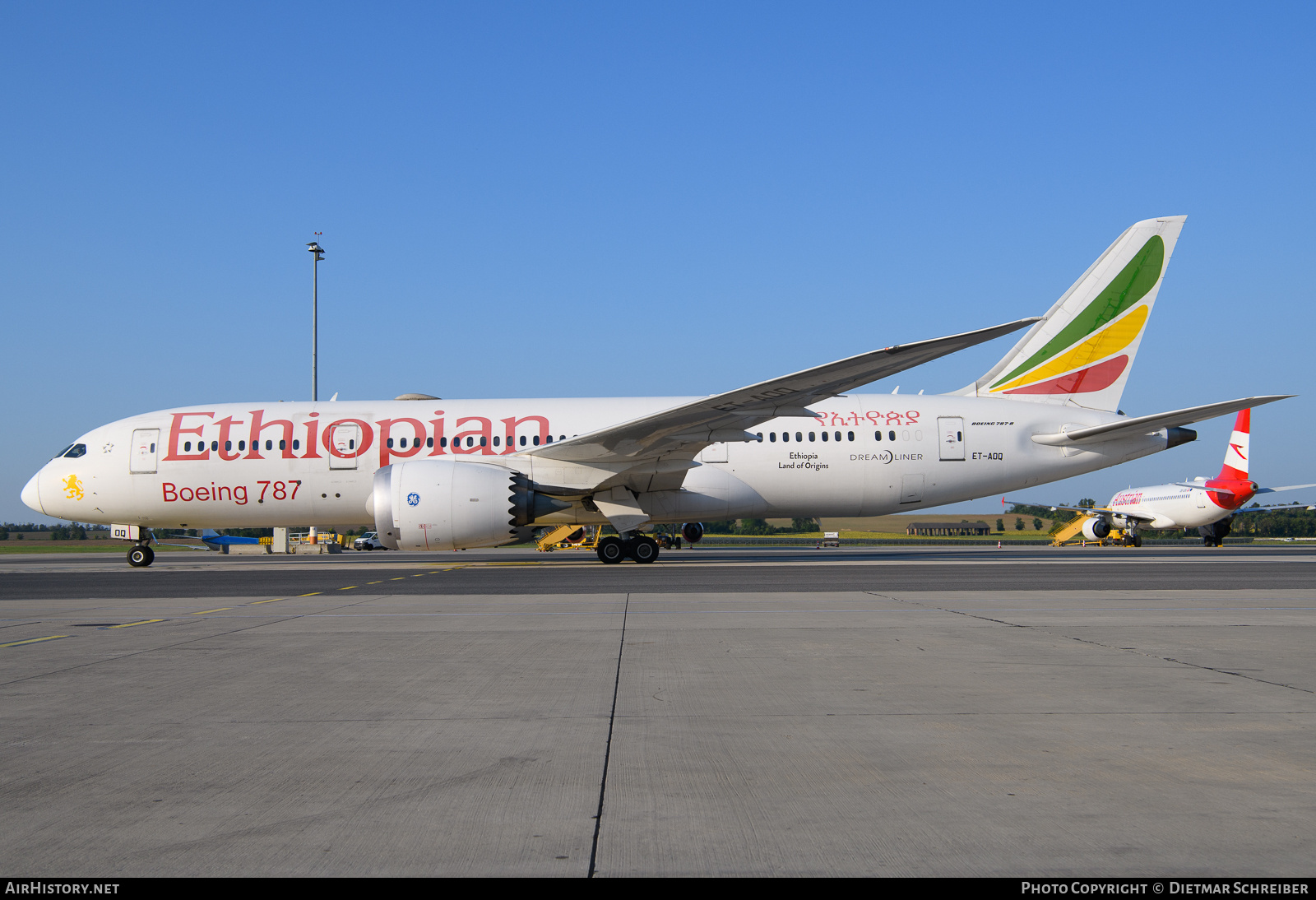 Aircraft Photo of ET-AOQ | Boeing 787-8 Dreamliner | Ethiopian Airlines | AirHistory.net #836238