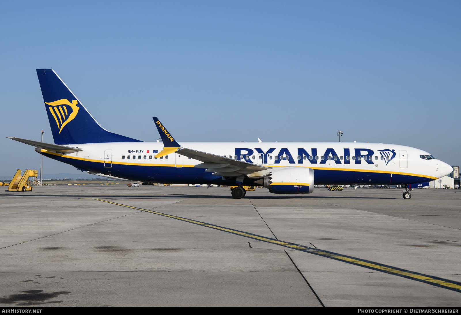 Aircraft Photo of 9H-VUY | Boeing 737-8200 Max 200 | Ryanair | AirHistory.net #836255