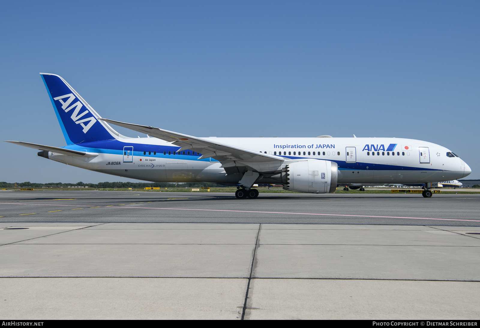 Aircraft Photo of JA806A | Boeing 787-8 Dreamliner | All Nippon Airways - ANA | AirHistory.net #836257