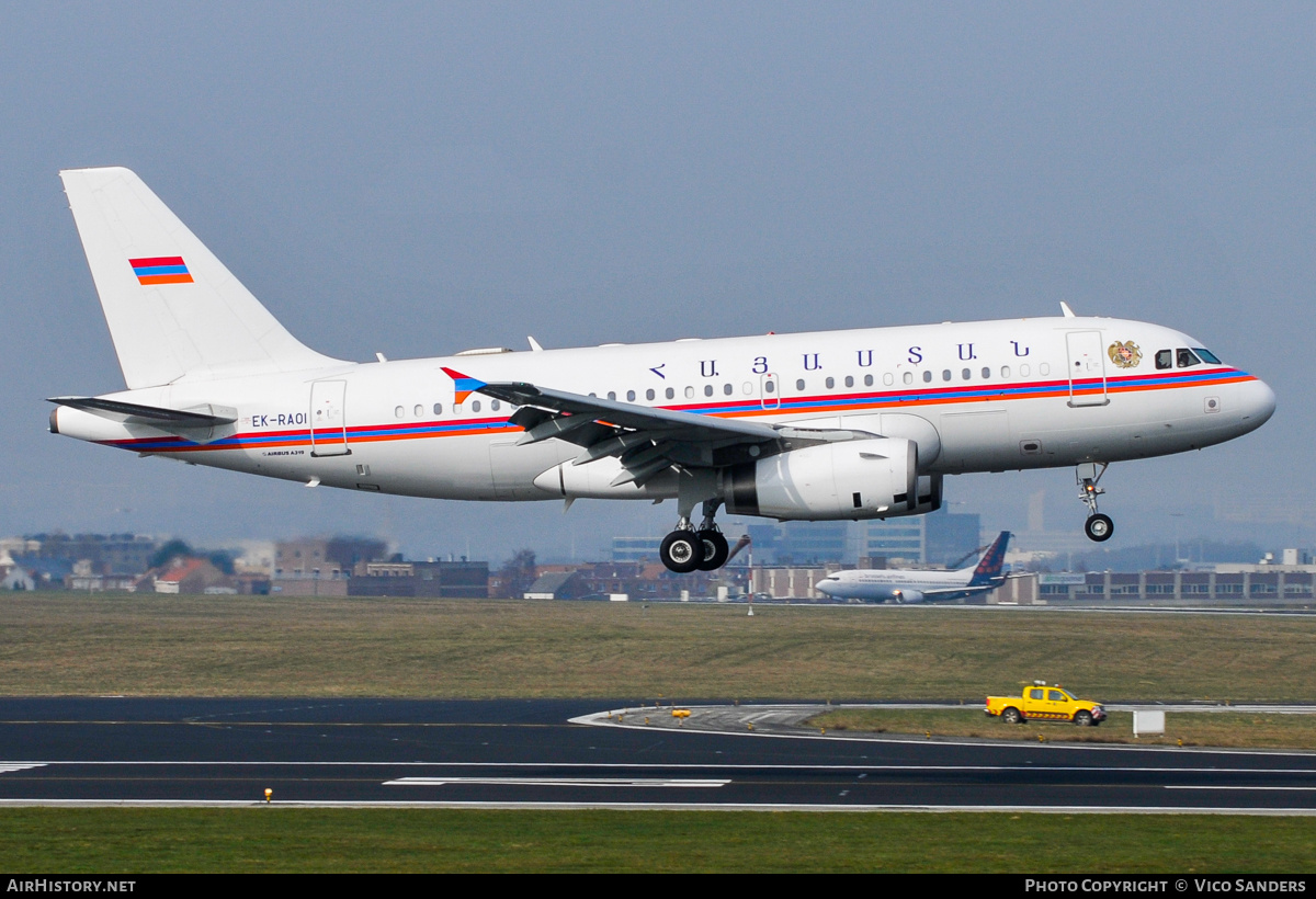 Aircraft Photo of EK-RA01 | Airbus ACJ319 (A319-132/CJ) | Armenia Government | AirHistory.net #836266
