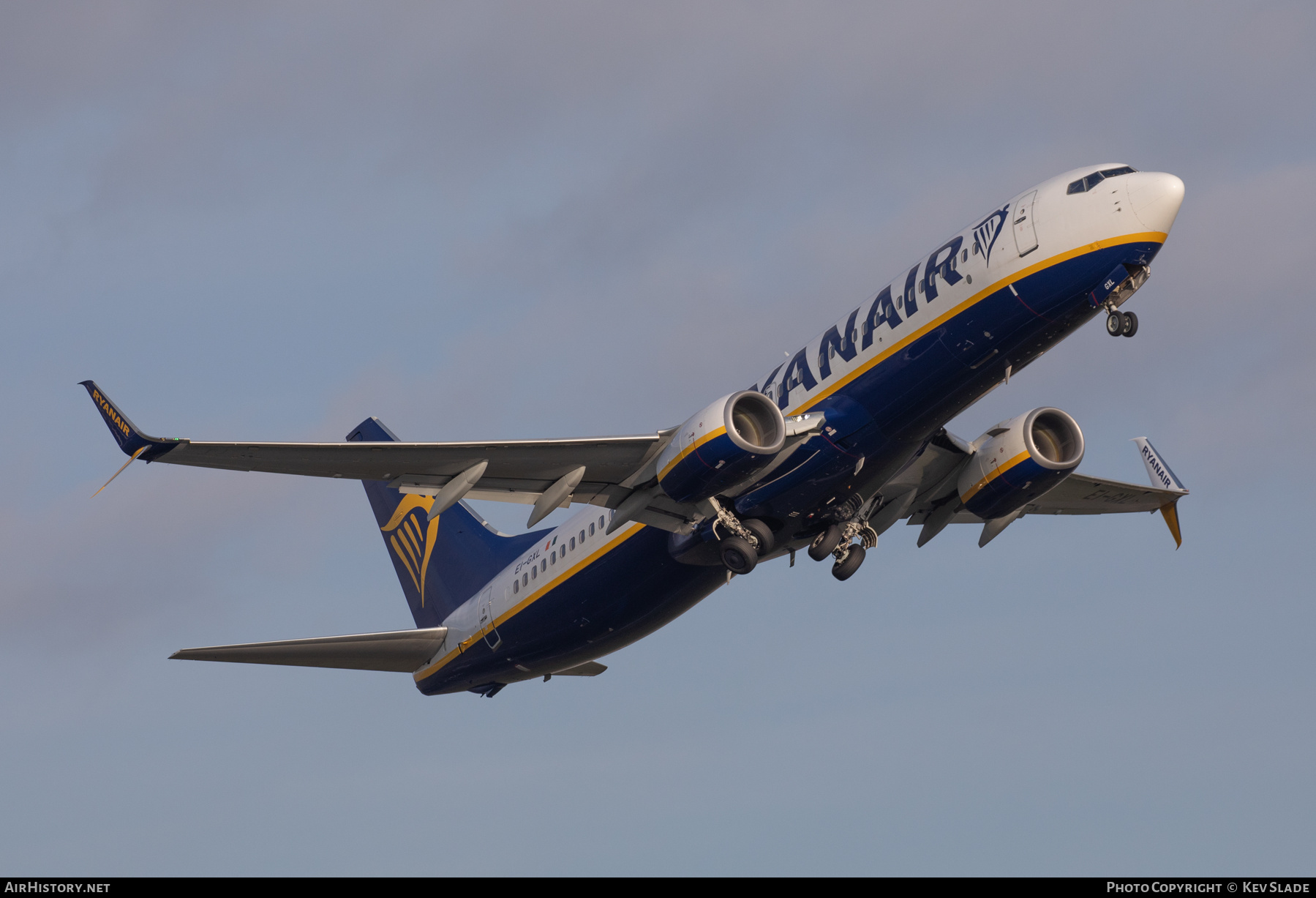 Aircraft Photo of EI-GXL | Boeing 737-8AS | Ryanair | AirHistory.net #836281