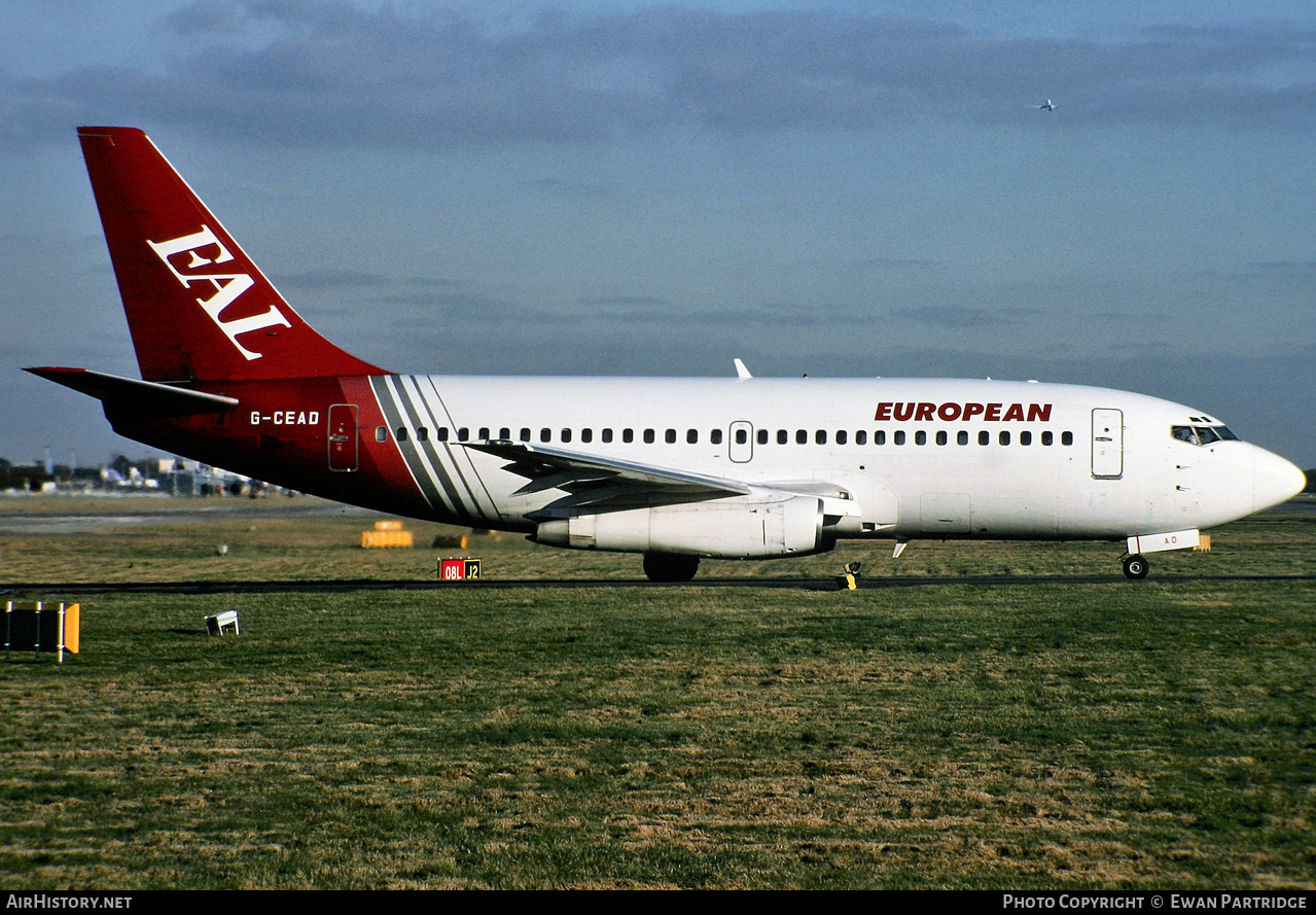 Aircraft Photo of G-CEAD | Boeing 737-229/Adv | European Aircharter - EAL/EAC | AirHistory.net #836306
