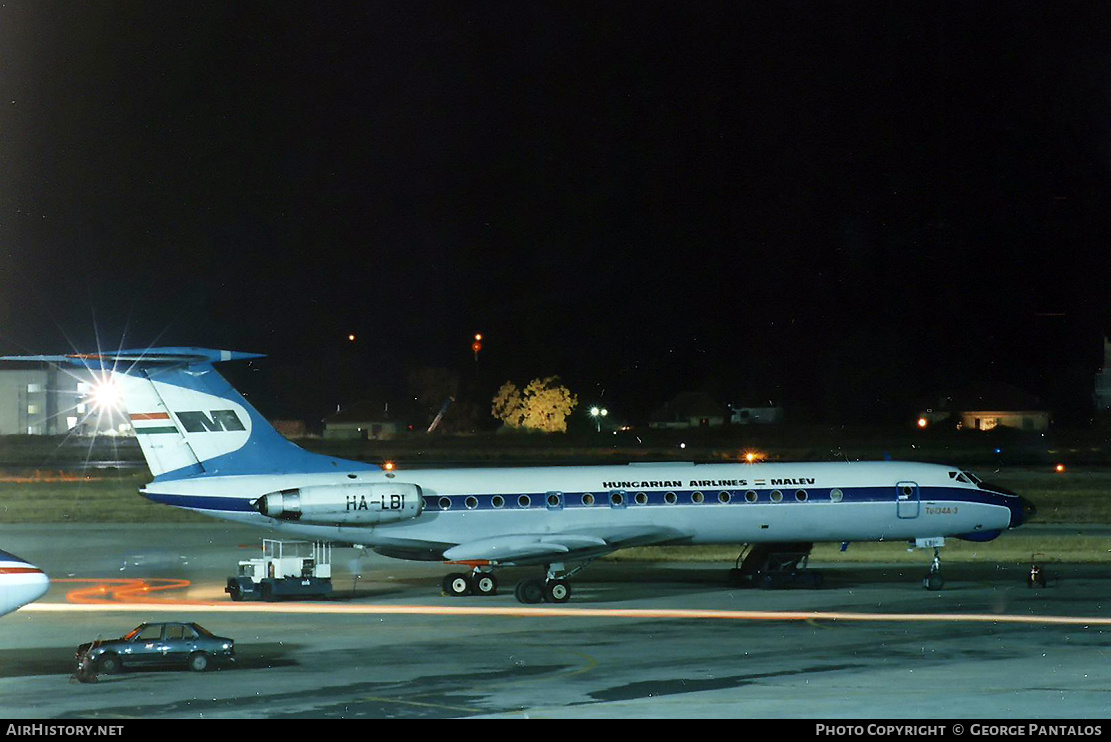Aircraft Photo of HA-LBI | Tupolev Tu-134A-3 | Malév - Hungarian Airlines | AirHistory.net #836349