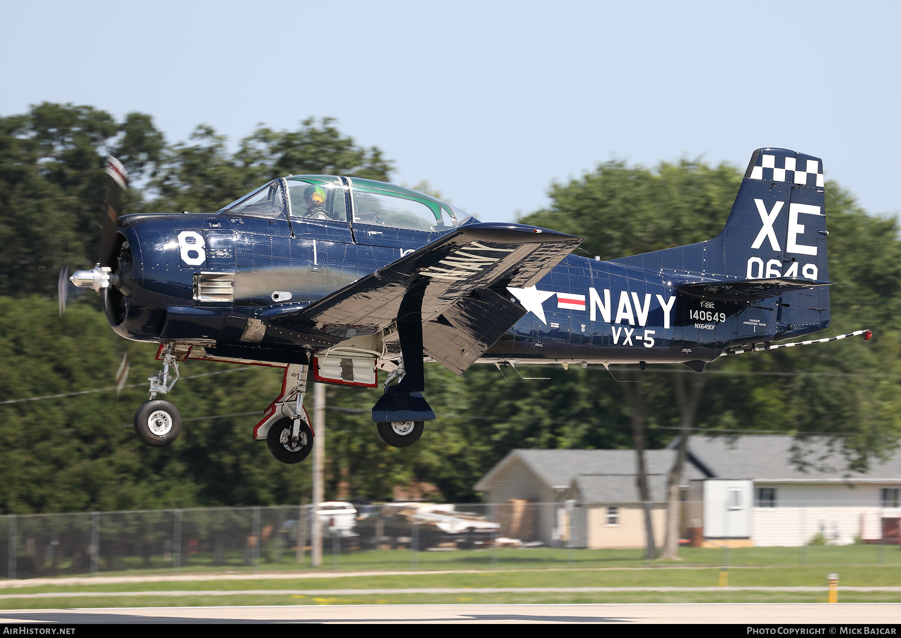 Aircraft Photo of N649DF / NX649DF | North American T-28C Trojan | USA - Navy | AirHistory.net #836366