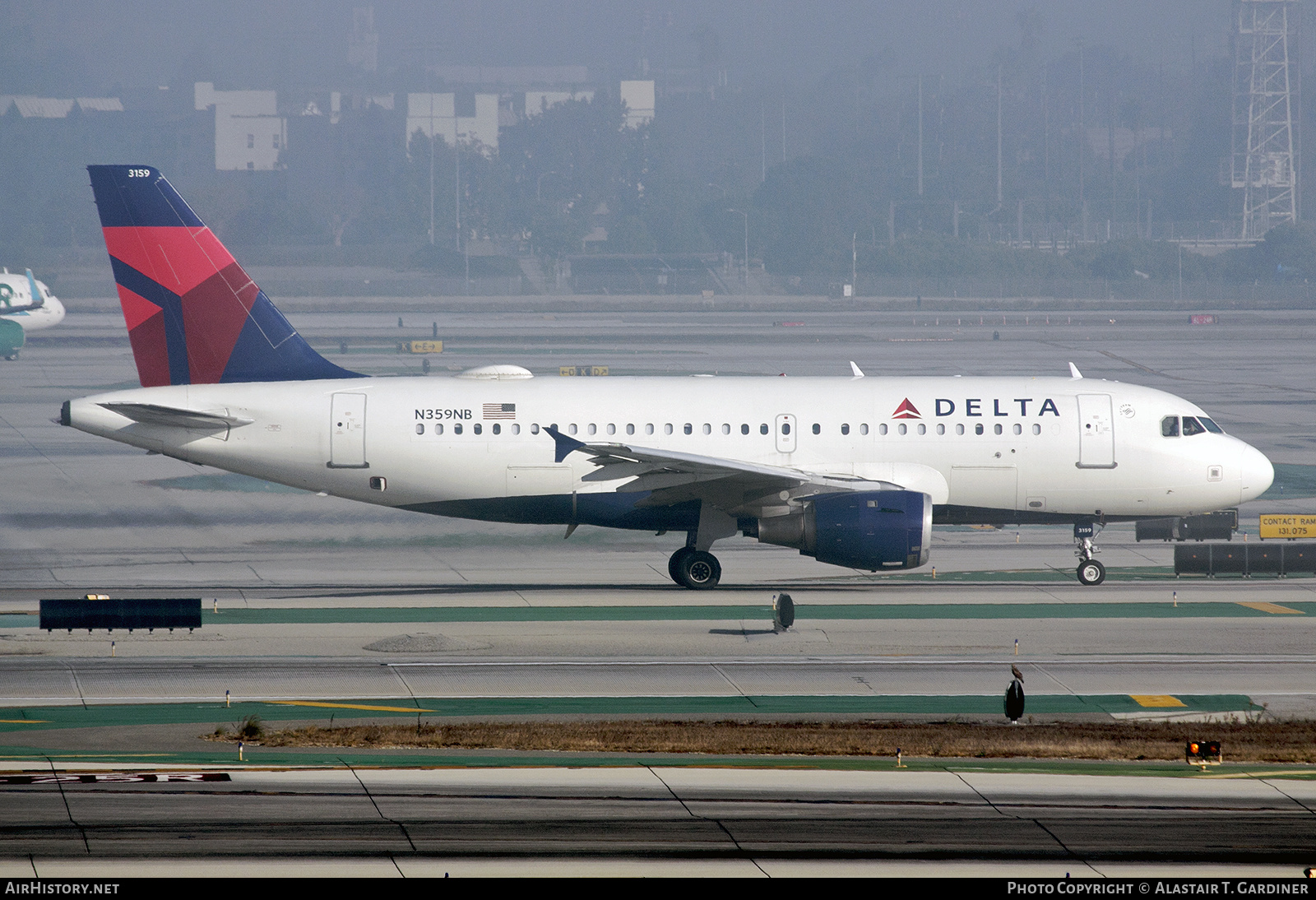 Aircraft Photo of N359NB | Airbus A319-114 | Delta Air Lines | AirHistory.net #836412