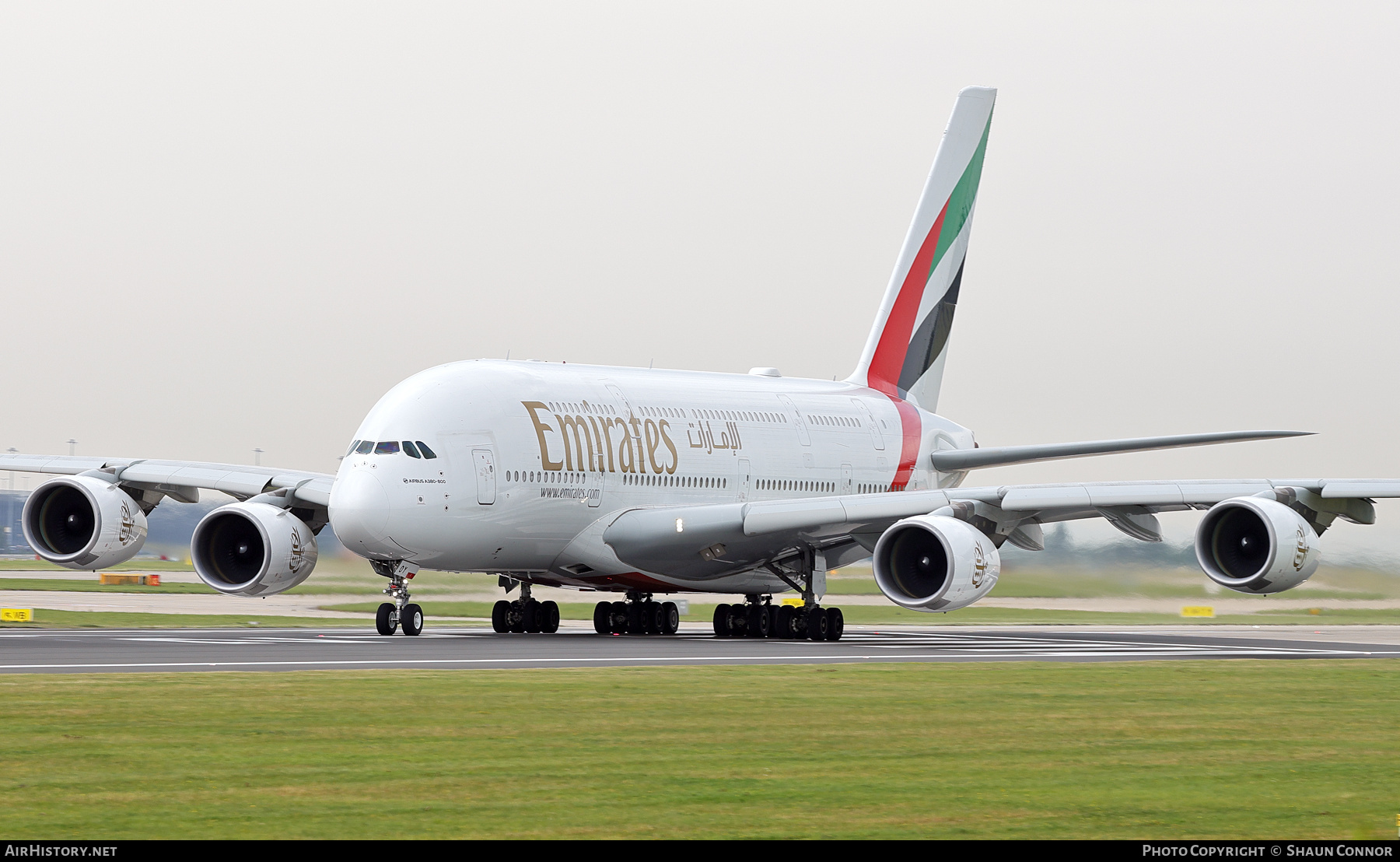 Aircraft Photo of A6-EOY | Airbus A380-861 | Emirates | AirHistory.net #836420