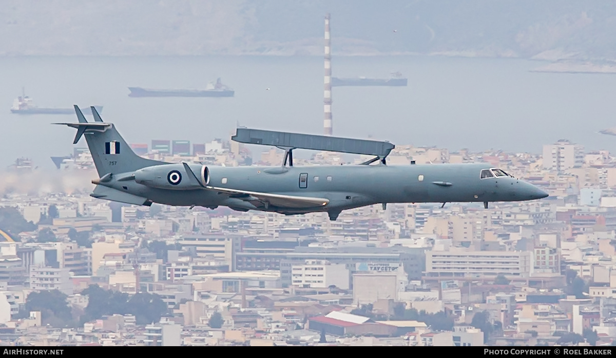 Aircraft Photo of 757 | Embraer EMB-145H AEW&C | Greece - Air Force | AirHistory.net #836438